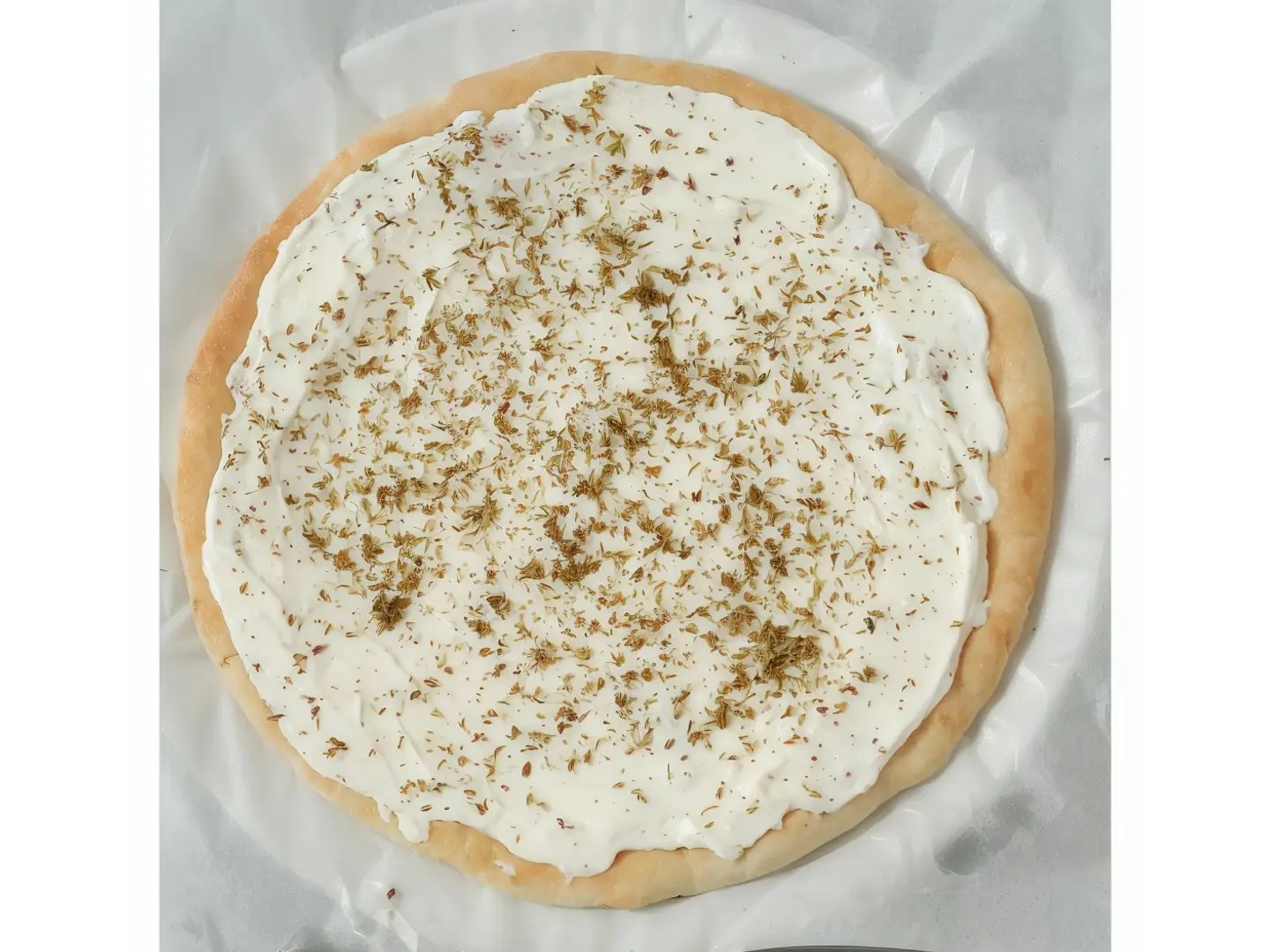 فطيرة لبنة زعتر