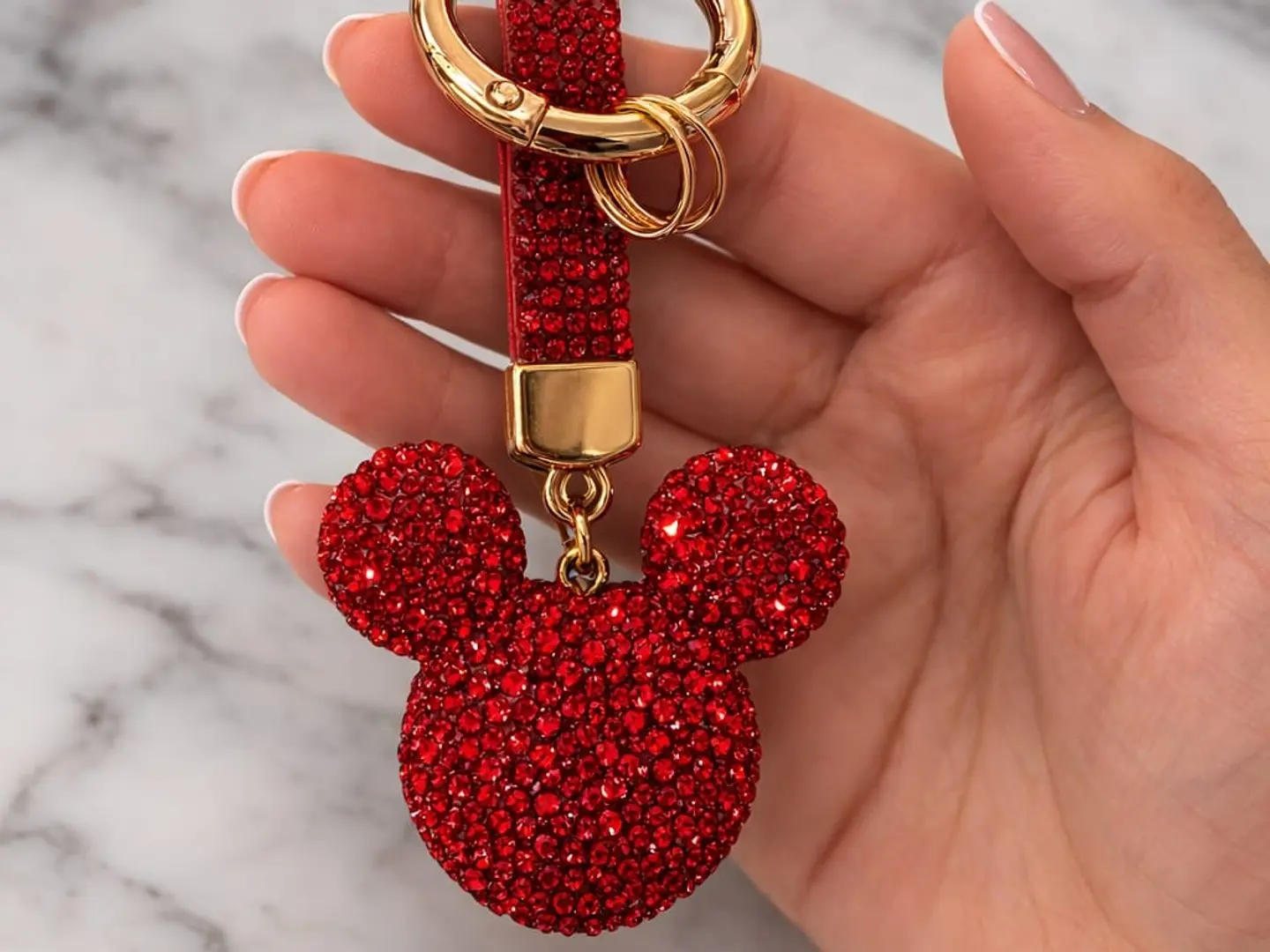 Shiny Red Keychain