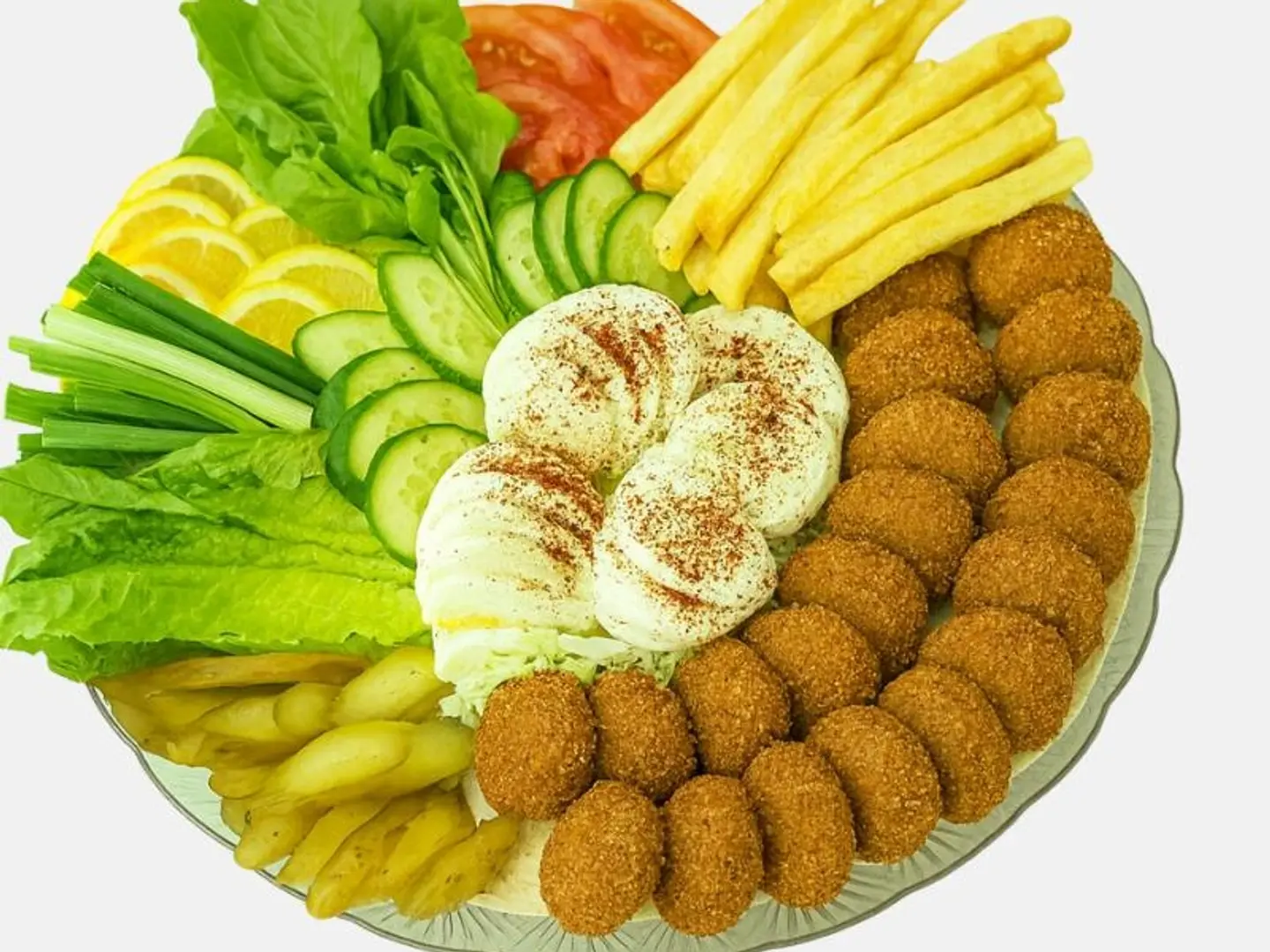 صحن فلافل كبير