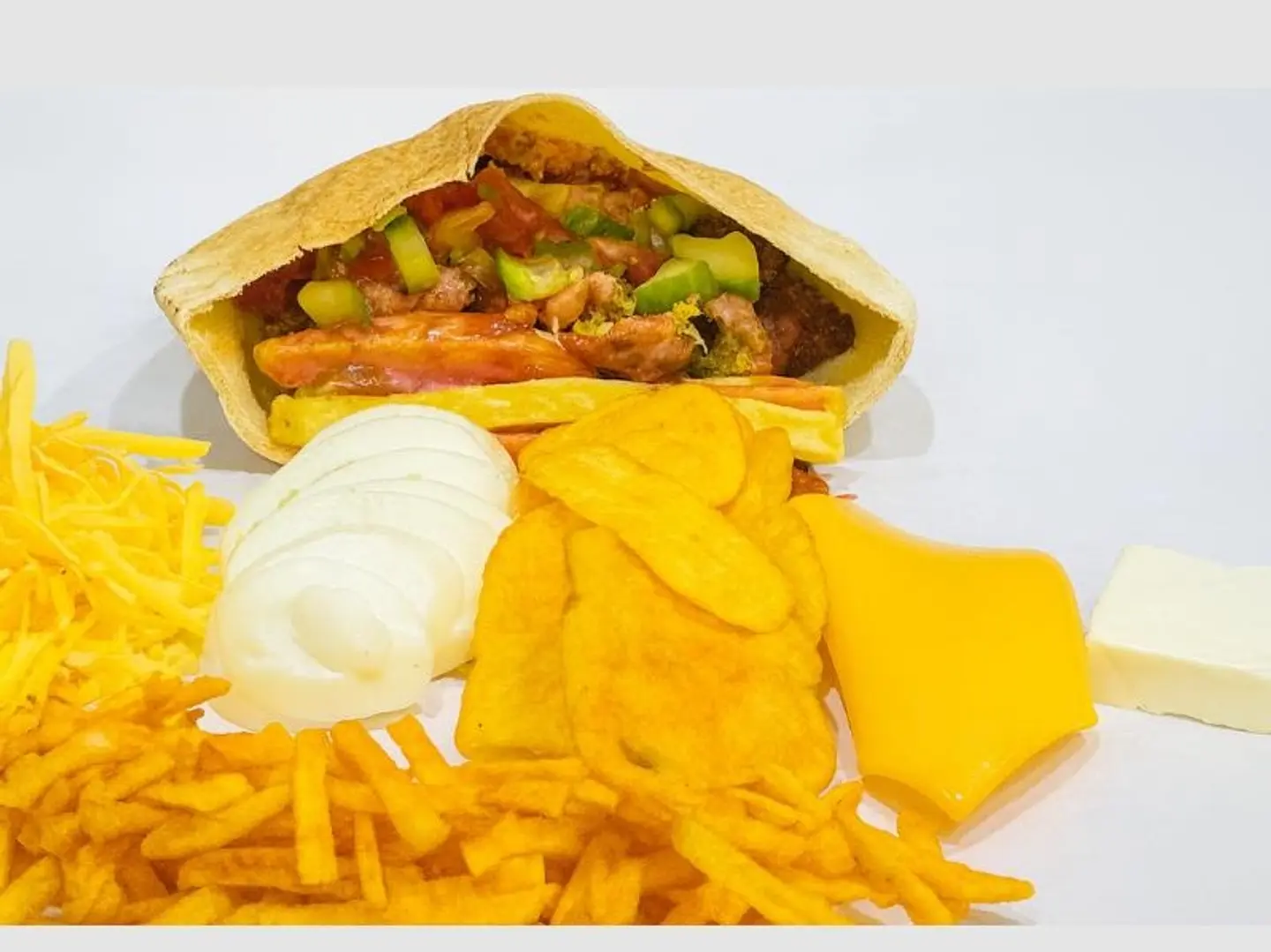 ساندويتش فلافل بإضافات إختيارية