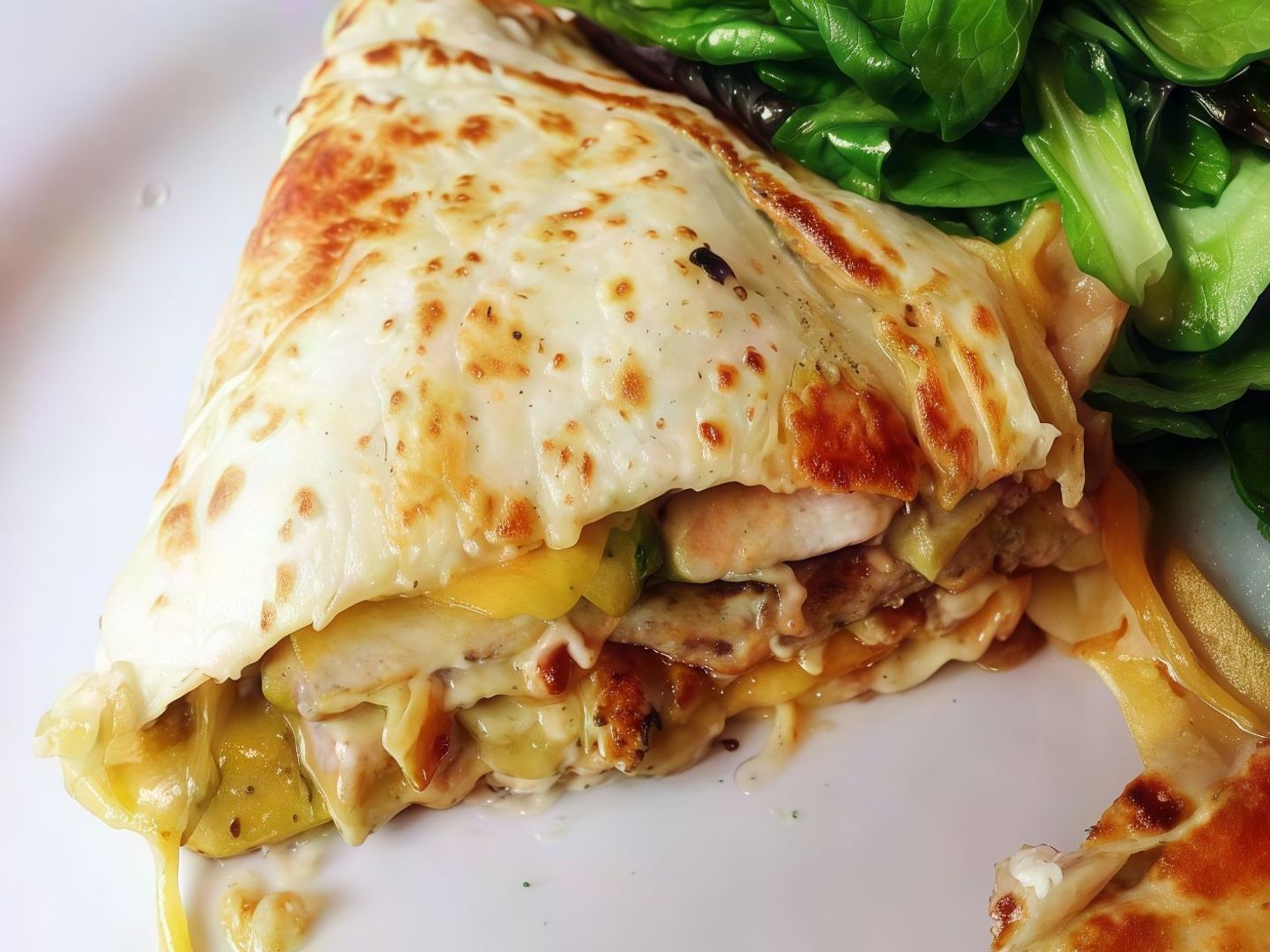 Chicken Burger Crepe