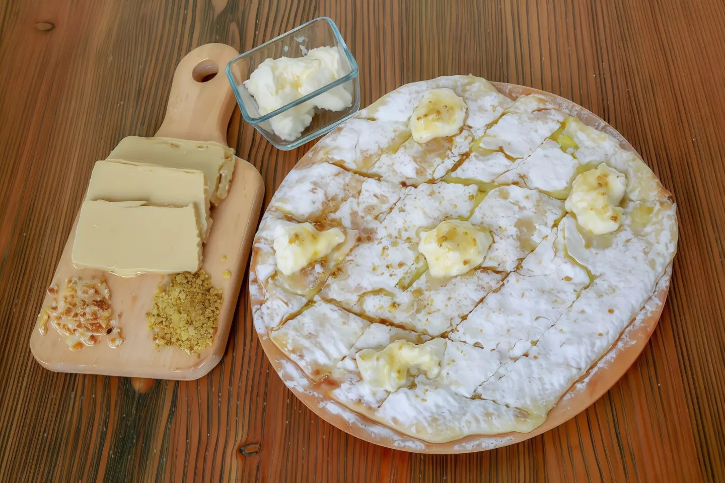 فطيرة قشطة وعسل