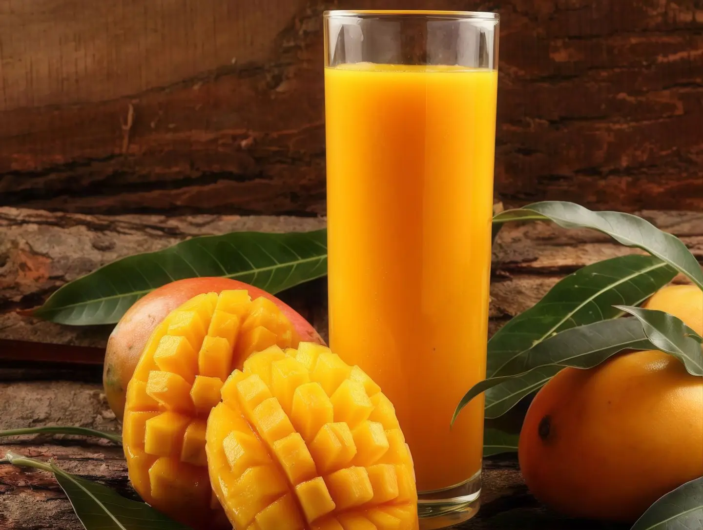 عصير المانجو الطبيعي