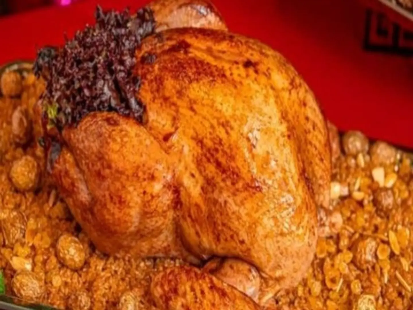 ديك رومي علي رز خلطه