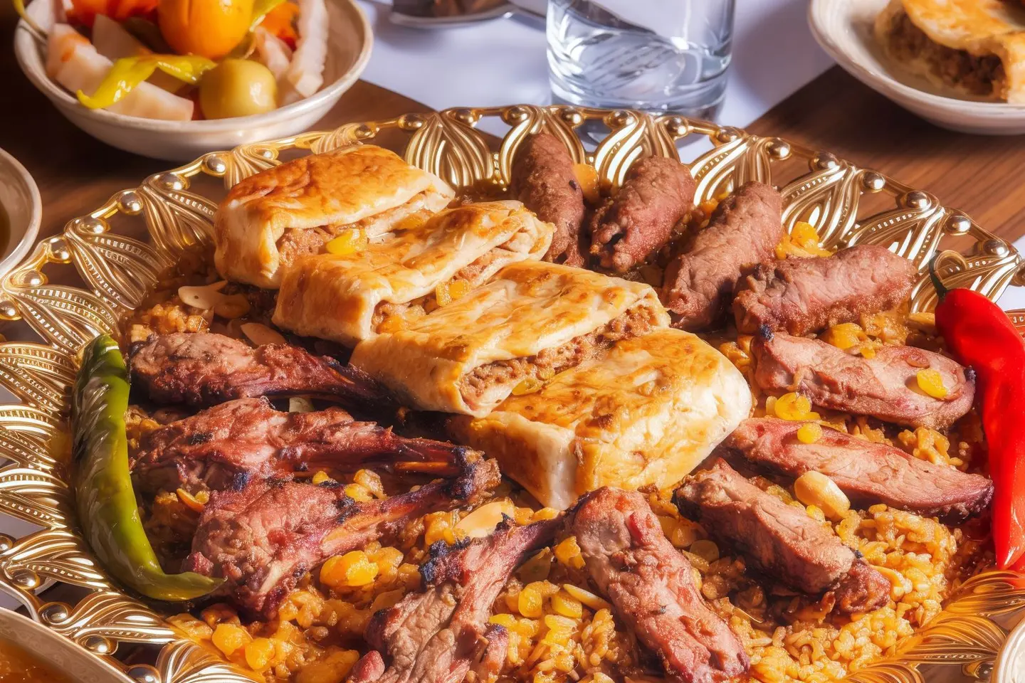Mix Grill With Roqaq Feast