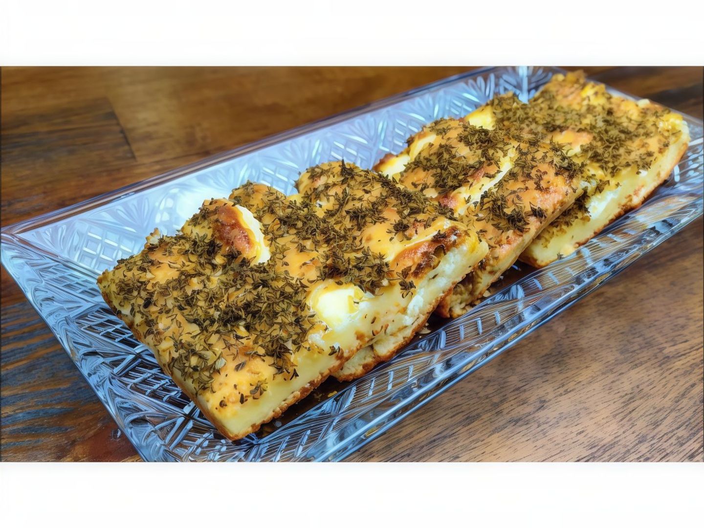 فطائر زعتر بالجبن السائل