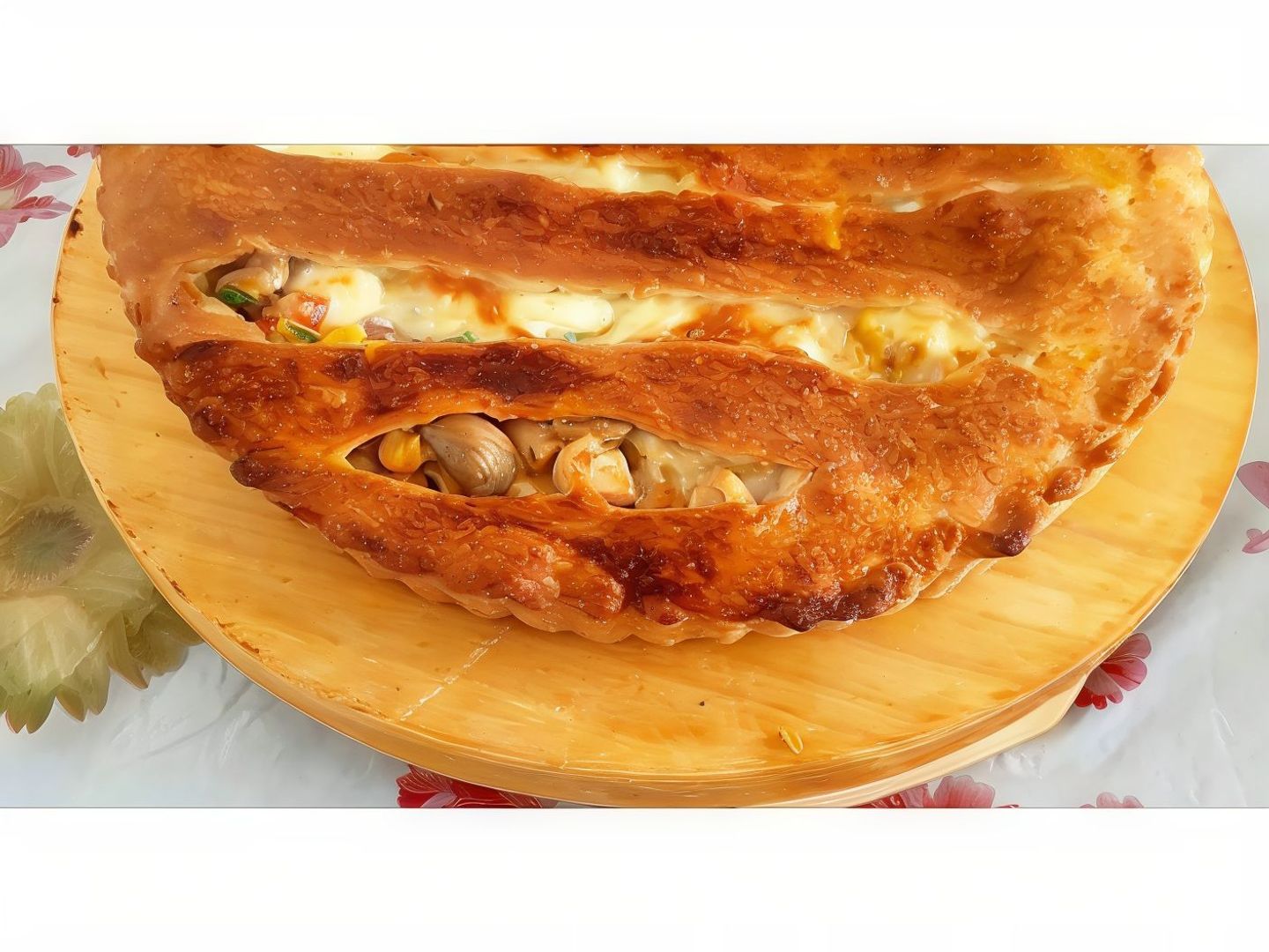 فطائر لبنة بالمشروم