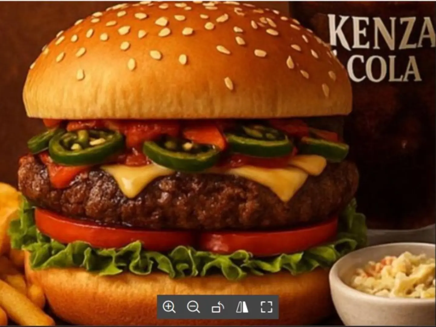 برجر لحم بقري مكسيكي (هالبينو)