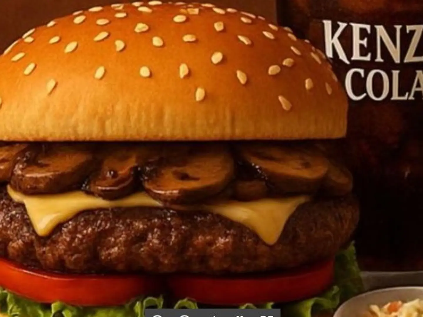 برجر لحم البقر بالفطر الموثوق