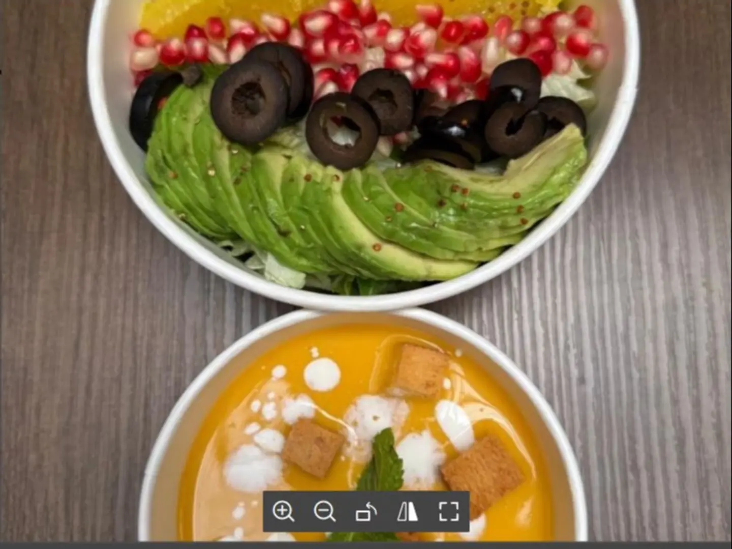 اورانج افوكادو مع بامبكن سوب