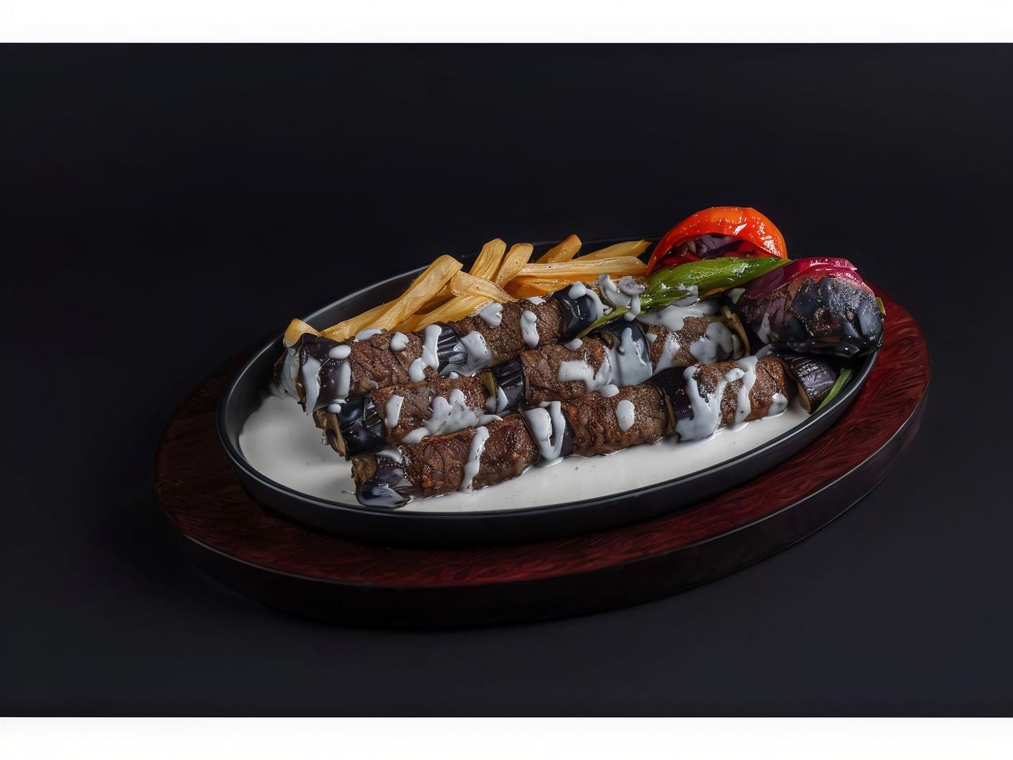 Eggplant Kebab With Tahinah