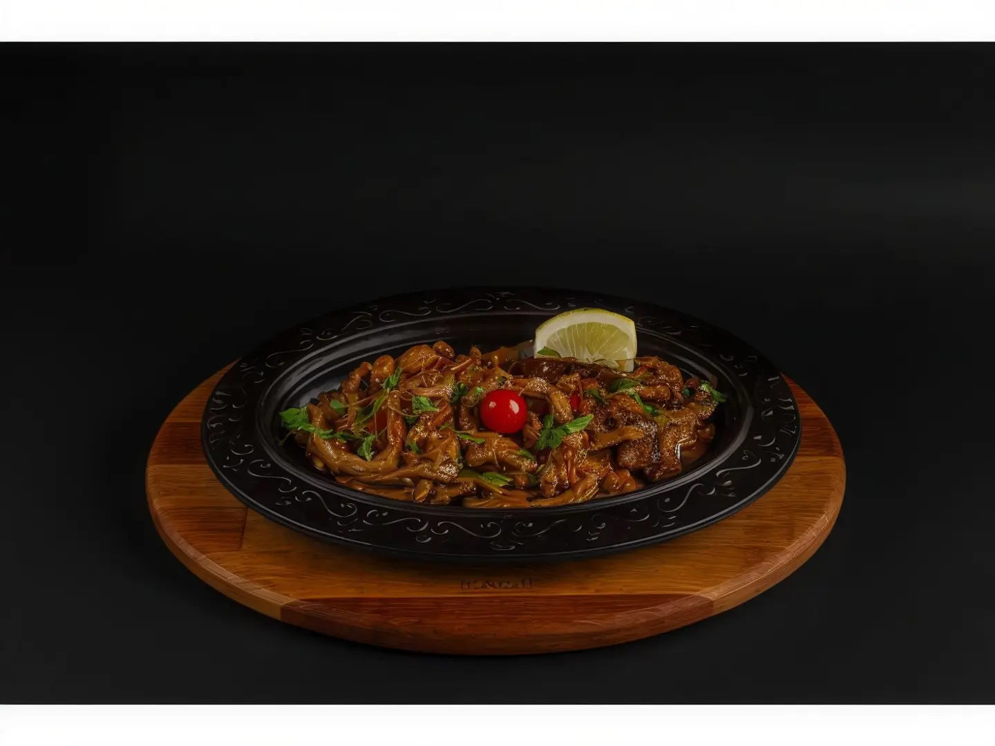 Mgalgal With Naimi Meat Dish