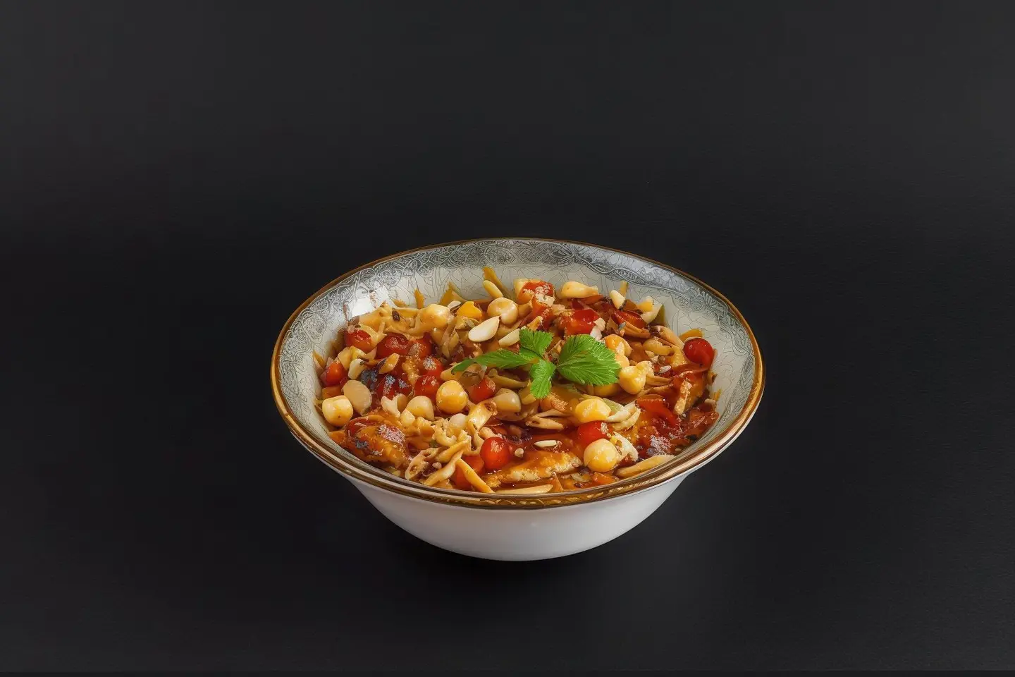 Hummus Fattah With Olive Oil