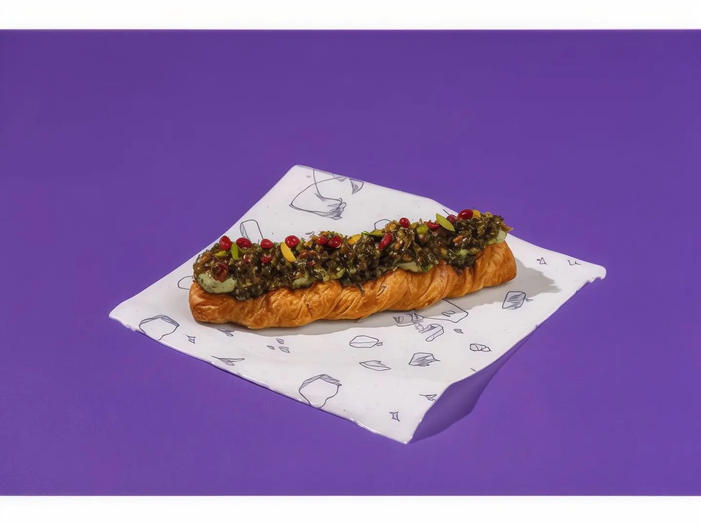 Labneh And Pesto Twist
