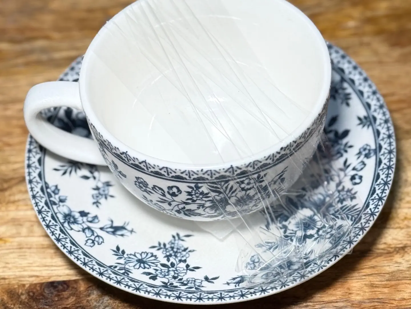 Blue And White Cup