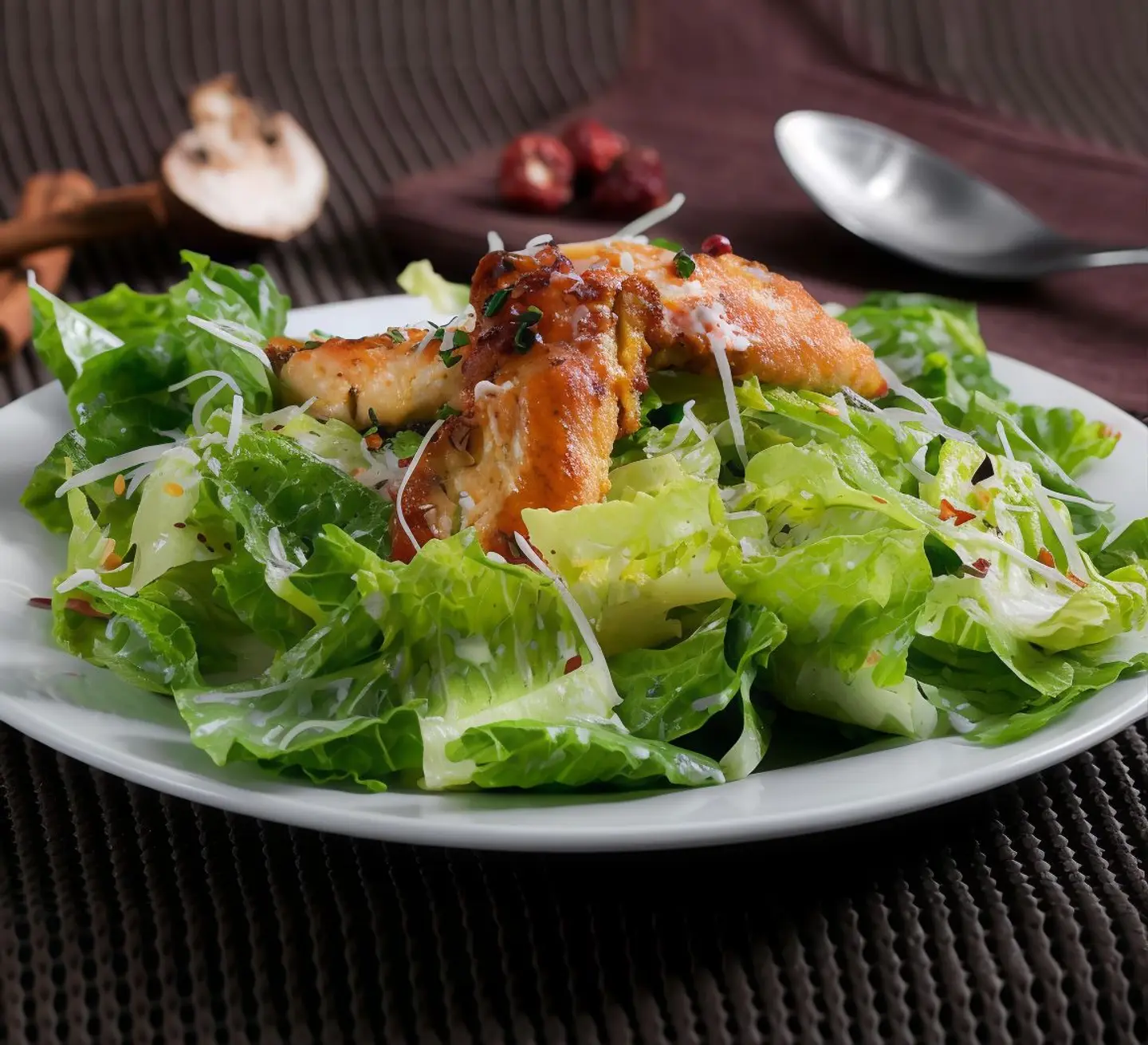 سلطة سيزر شاورما