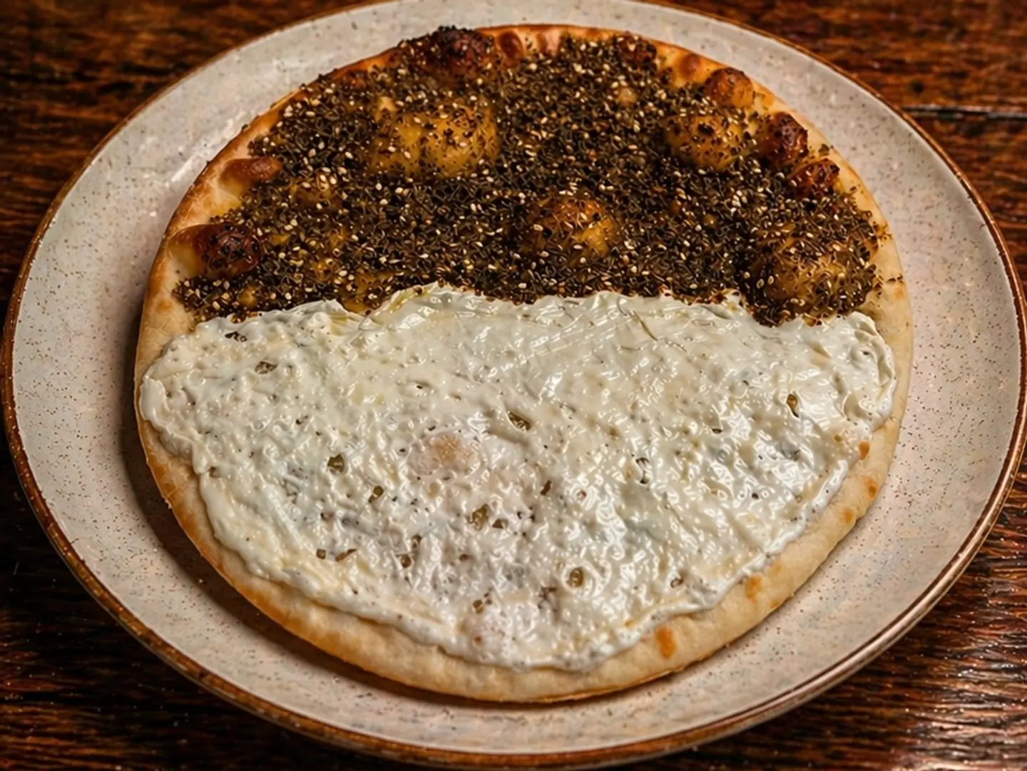 Labneh And Thyme Manqusha