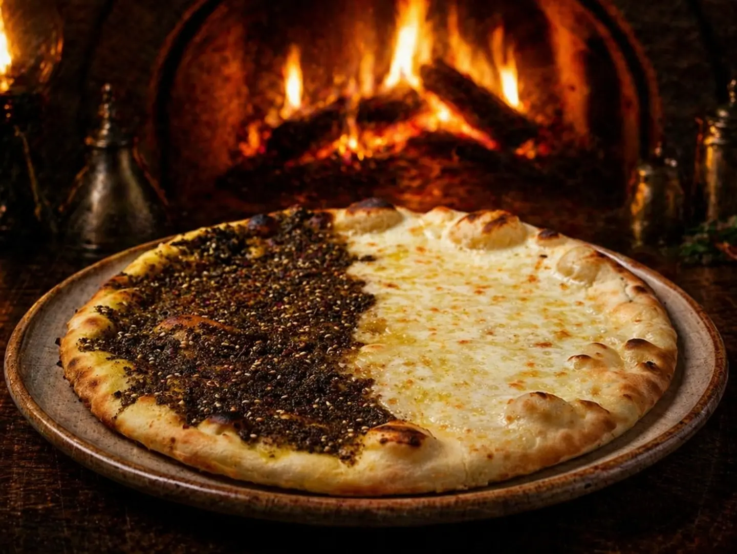 Kashkawan And Thyme Manqusha