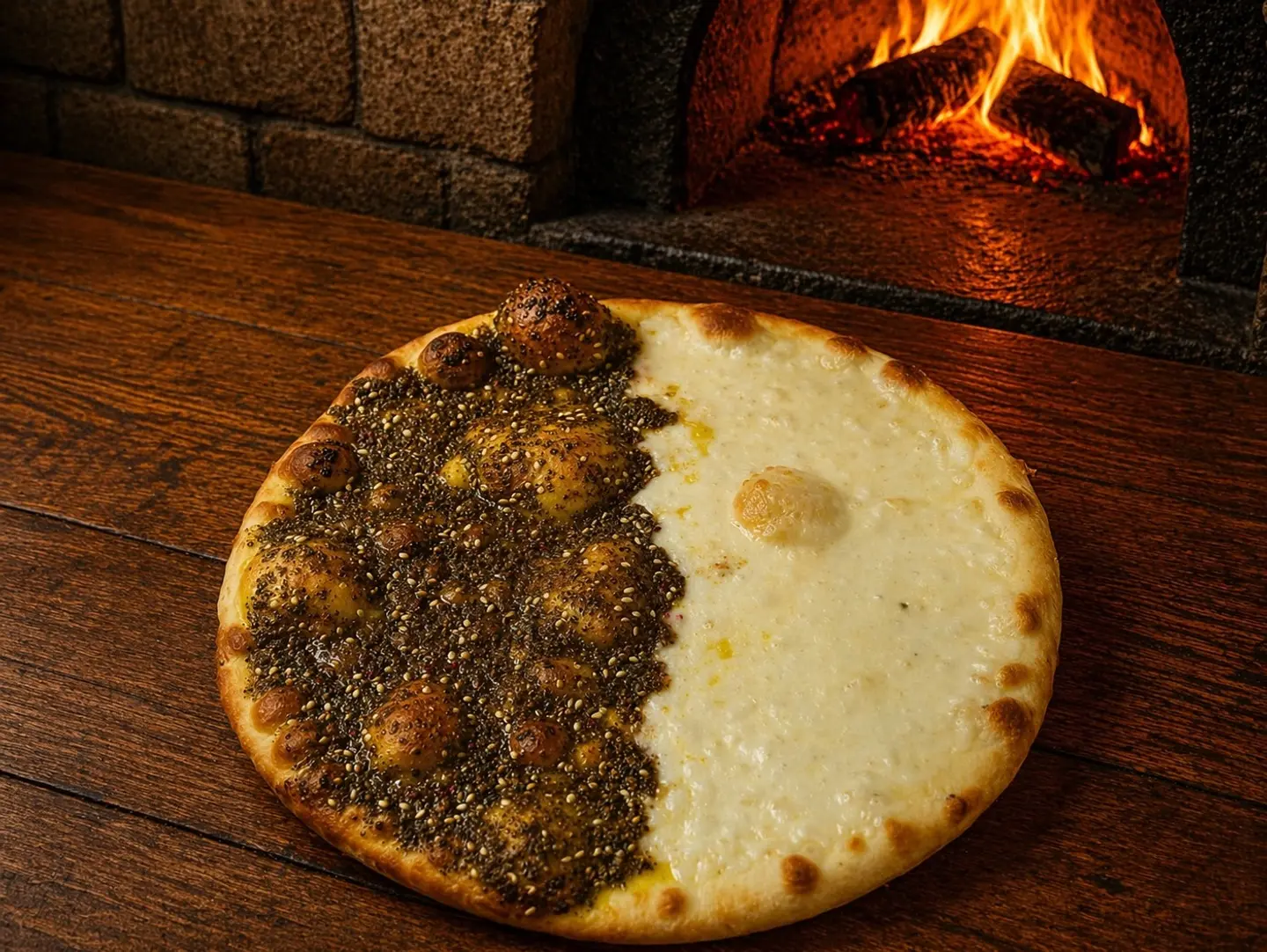 Akkawi And Thyme Manqusha