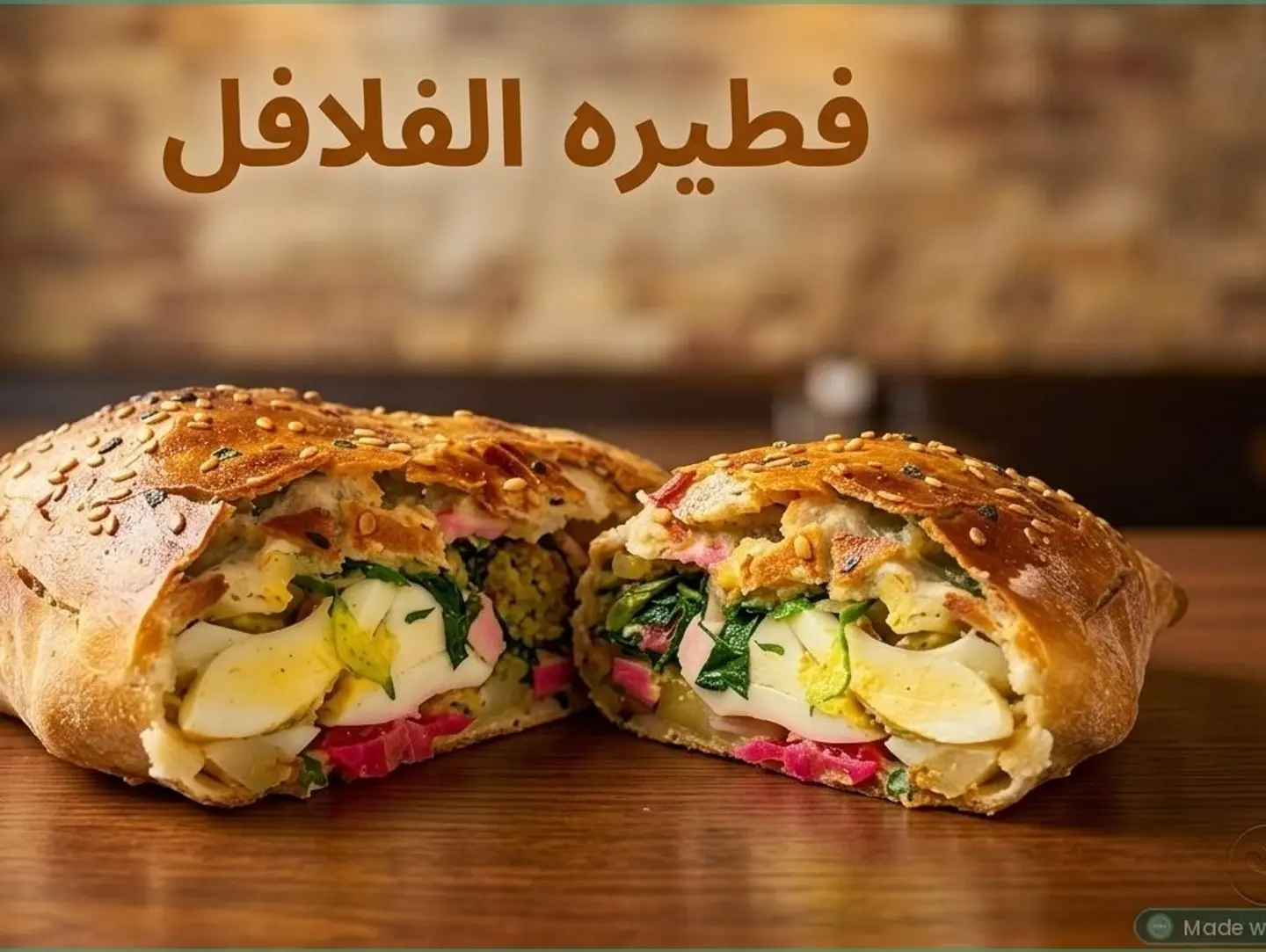 فطيرة فلافل