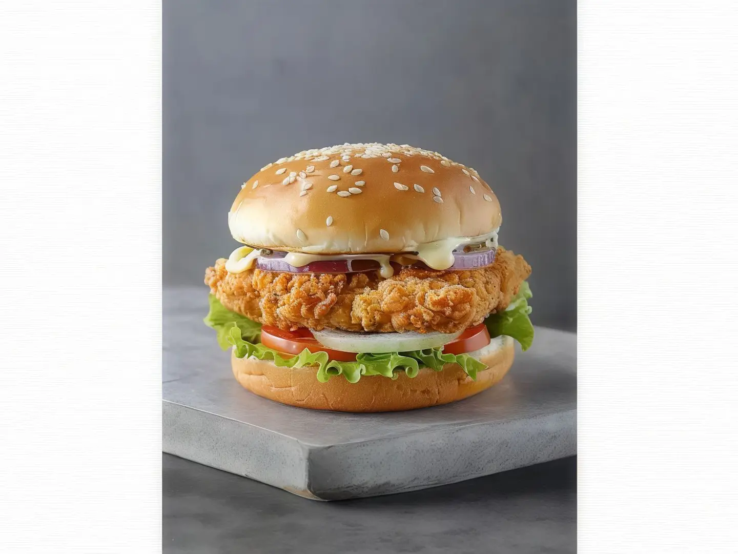 وجبة طفل برجر دجاج