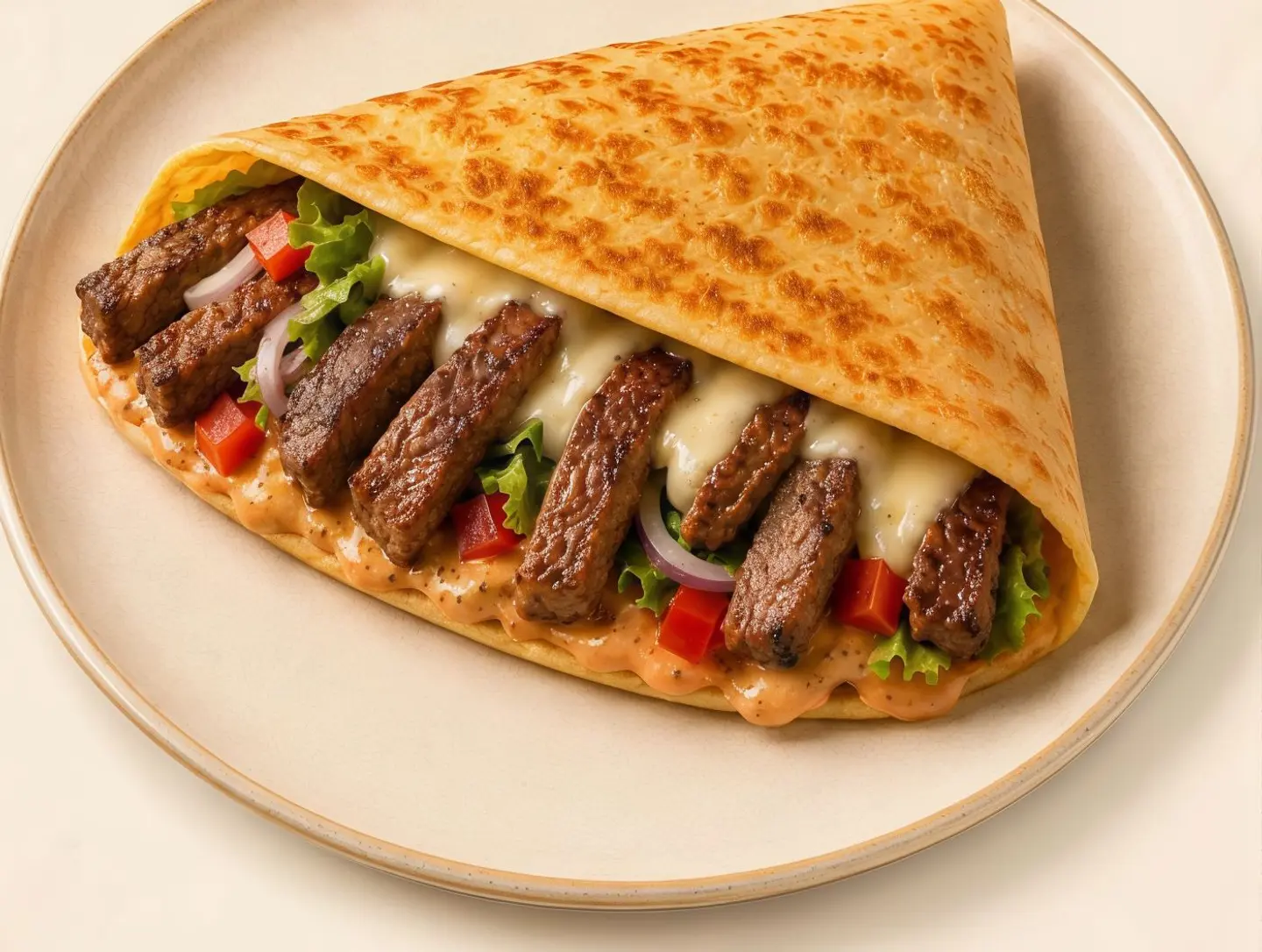كريب برجر لحم سوبريم