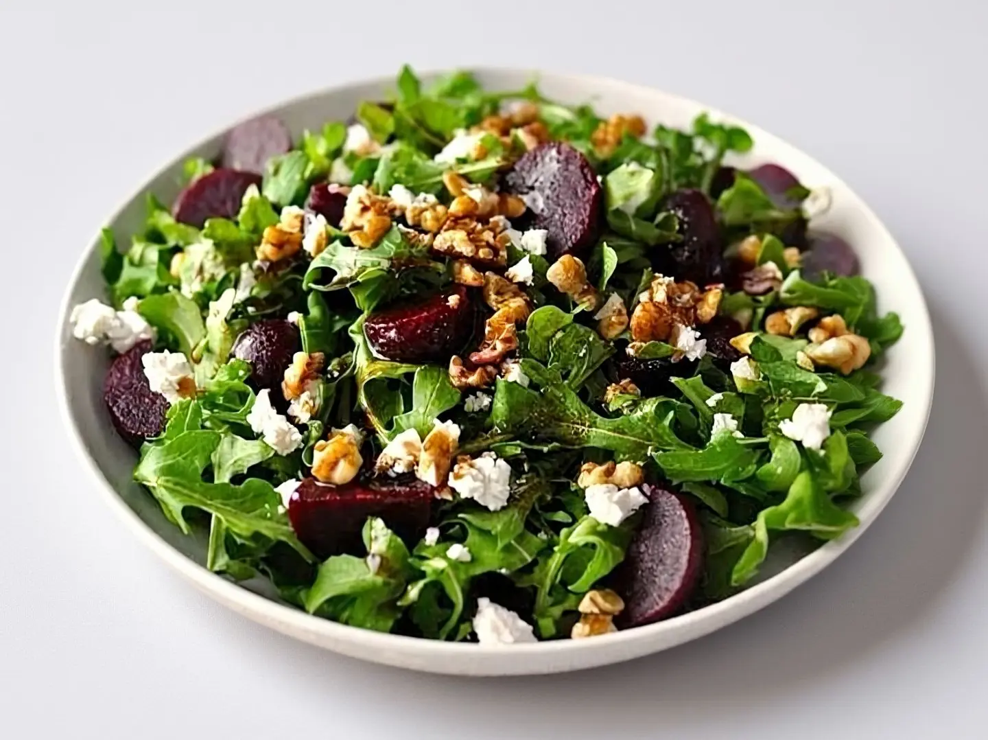 سلطة شمندر وجرجير