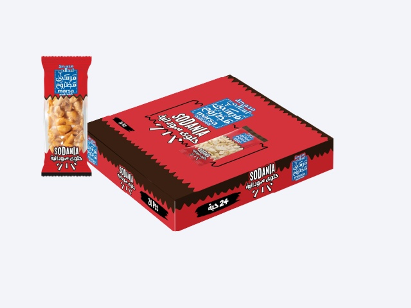 علبة حلوى سودانية شرائح 16 جرام