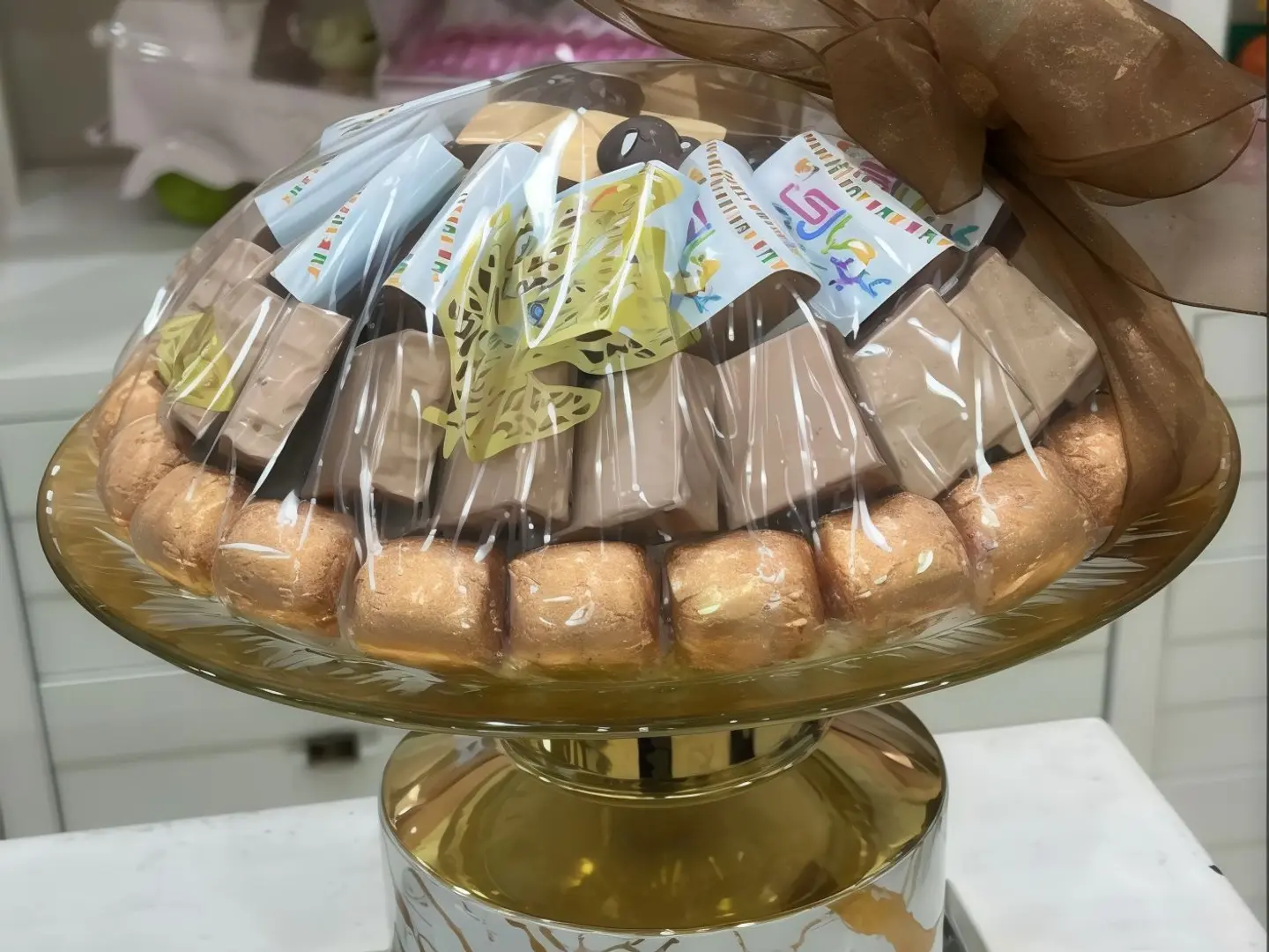 صحن زجاج شوكلت ميكس حشوات
