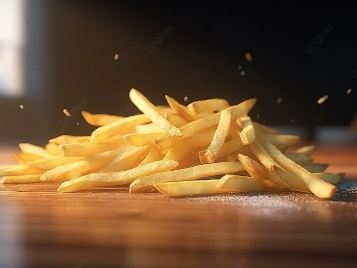 طبق بطاطس مقلي