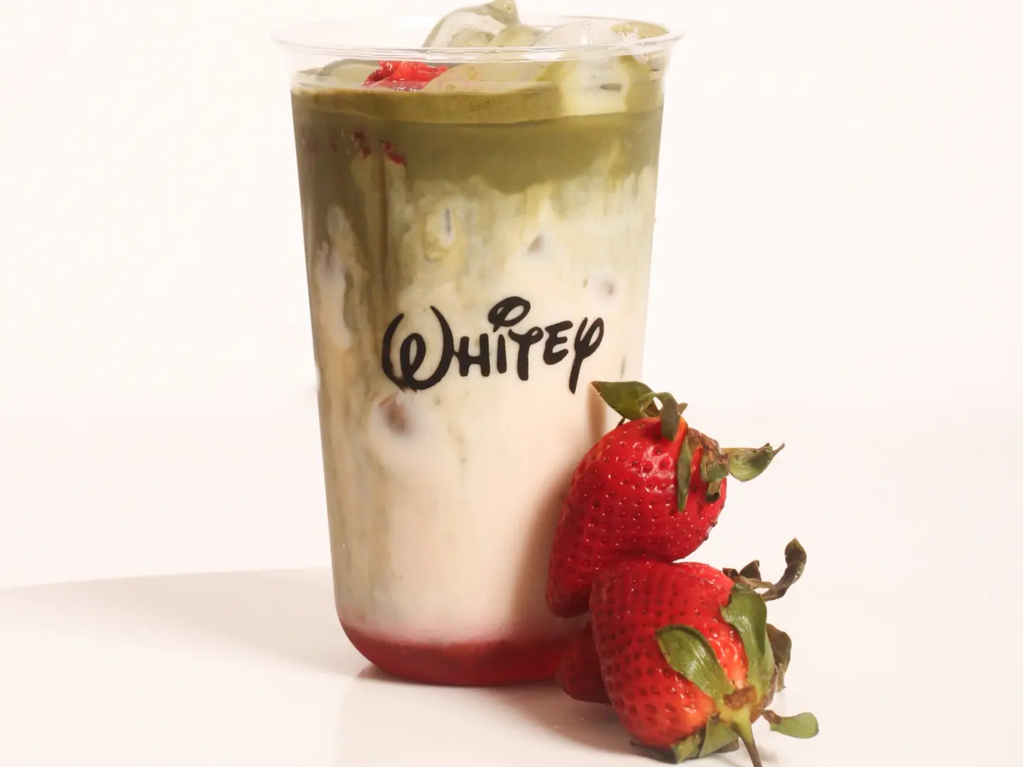 Cold Strawberry Matcha