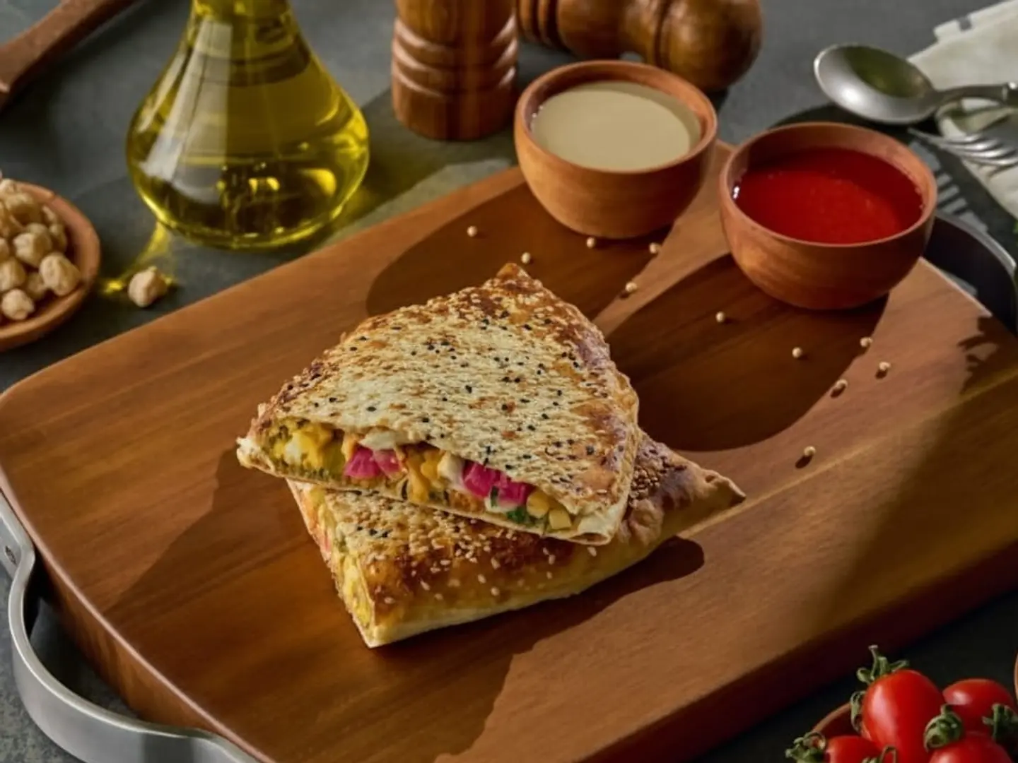 فطيرة فلافل