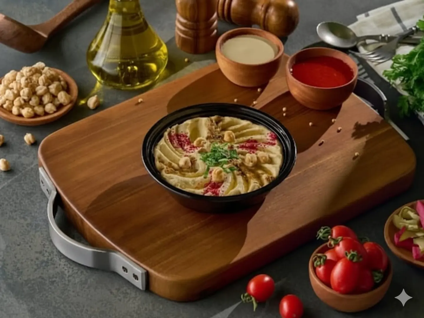 صحن حمص صغير