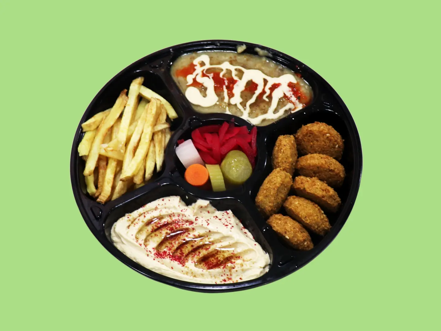 صحن مشكل فطور