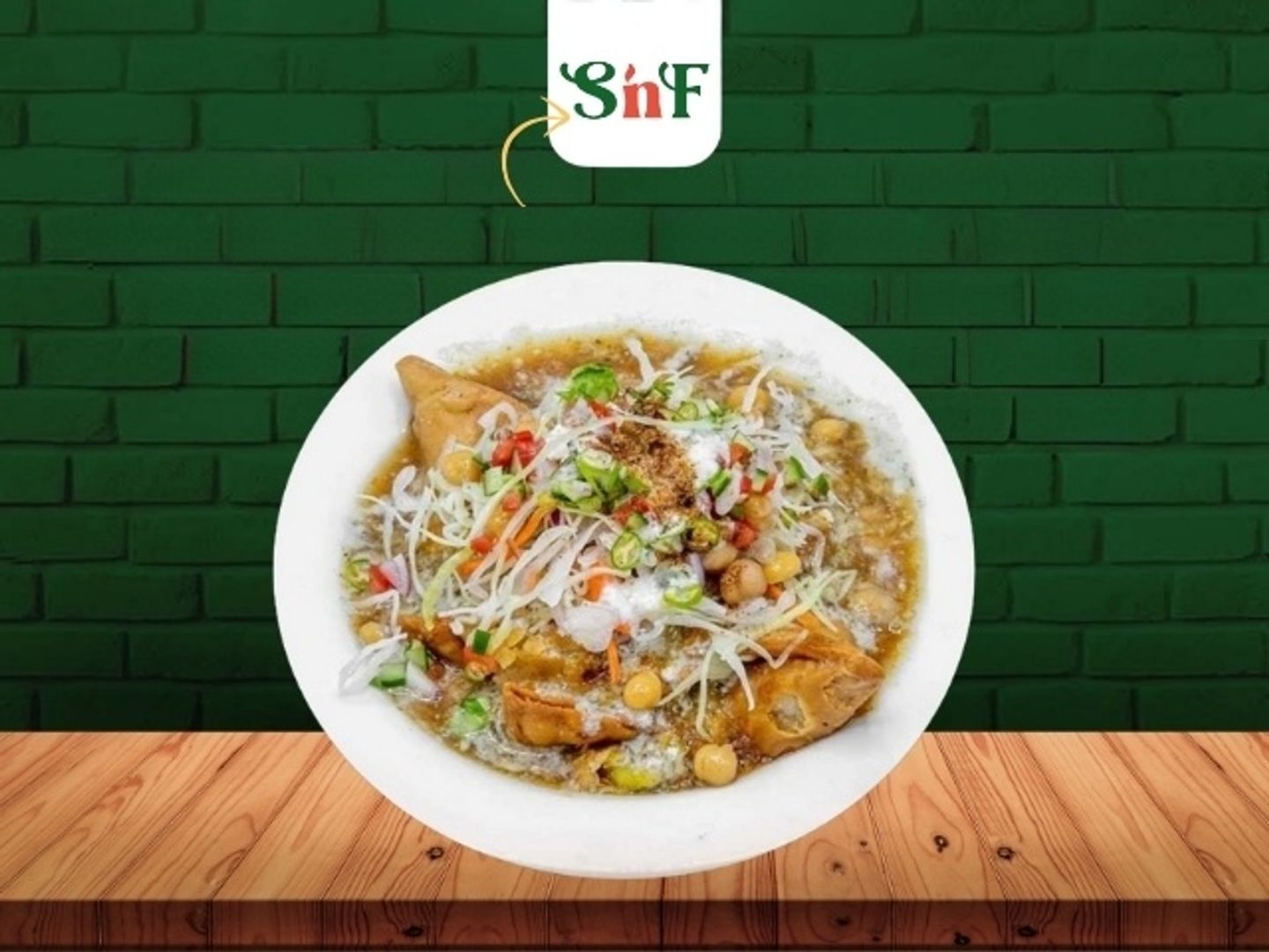 Samosa Chaat Full
