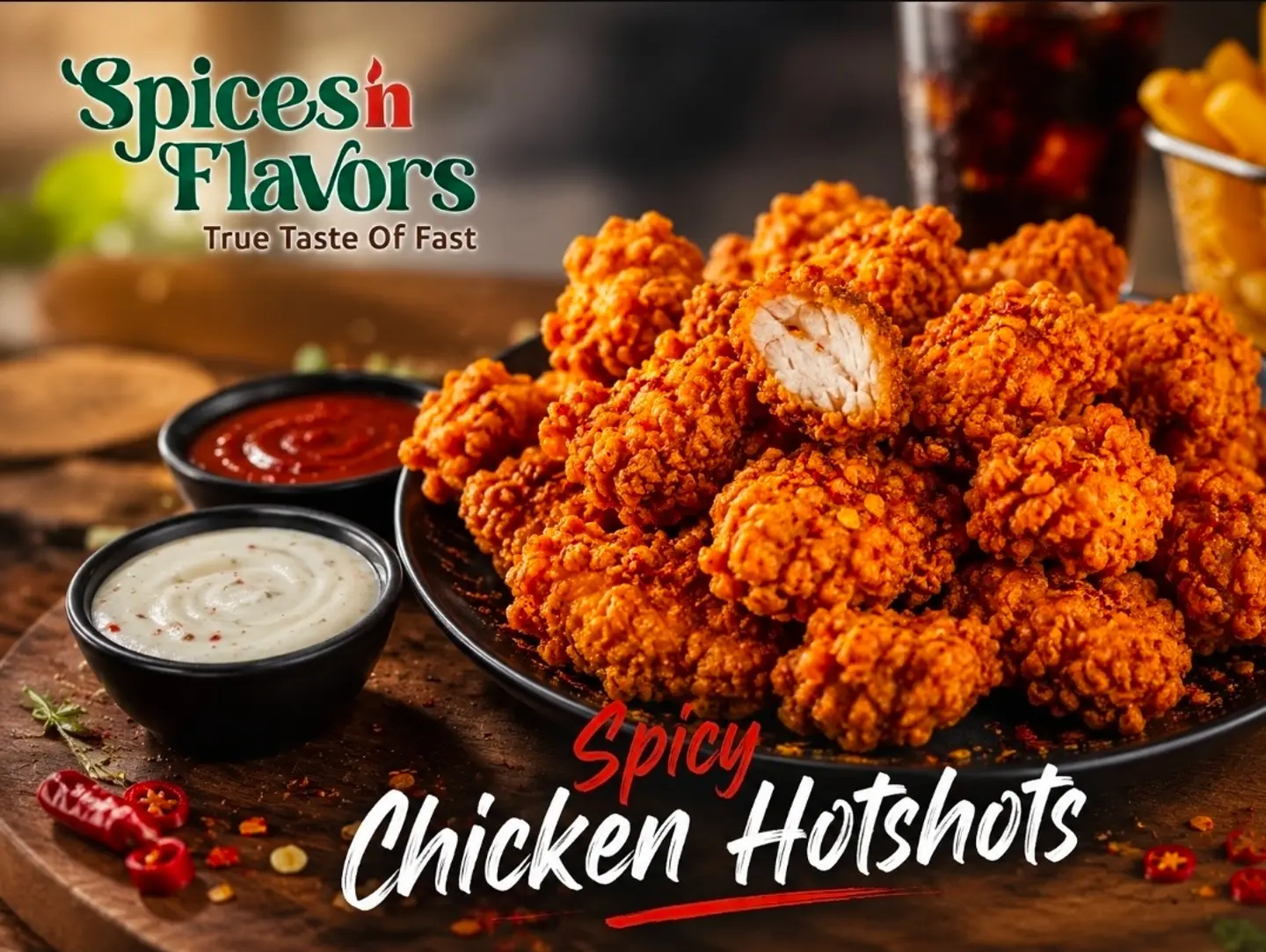 Spicy Chicken Hotshots