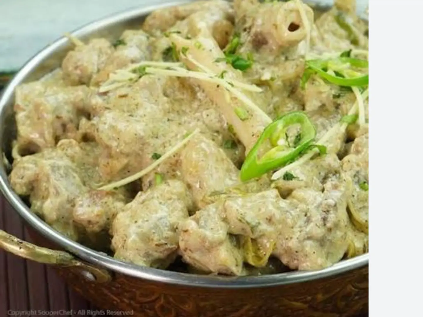 Mutton White Karahi Full