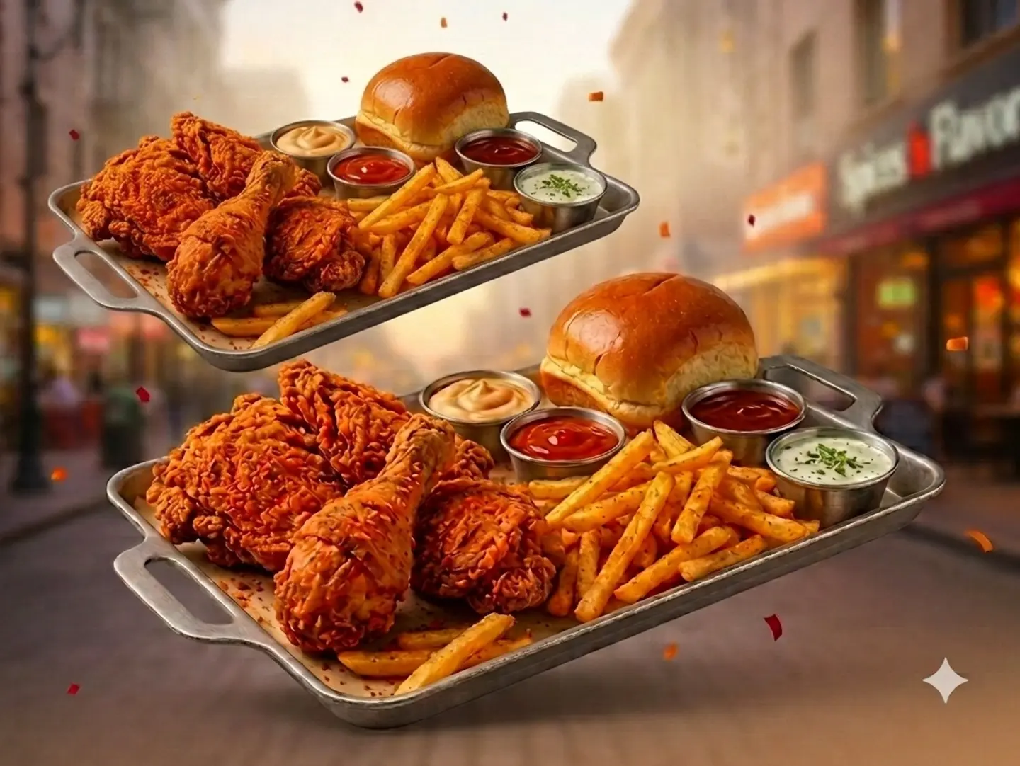S&F Spicy Broasted Double