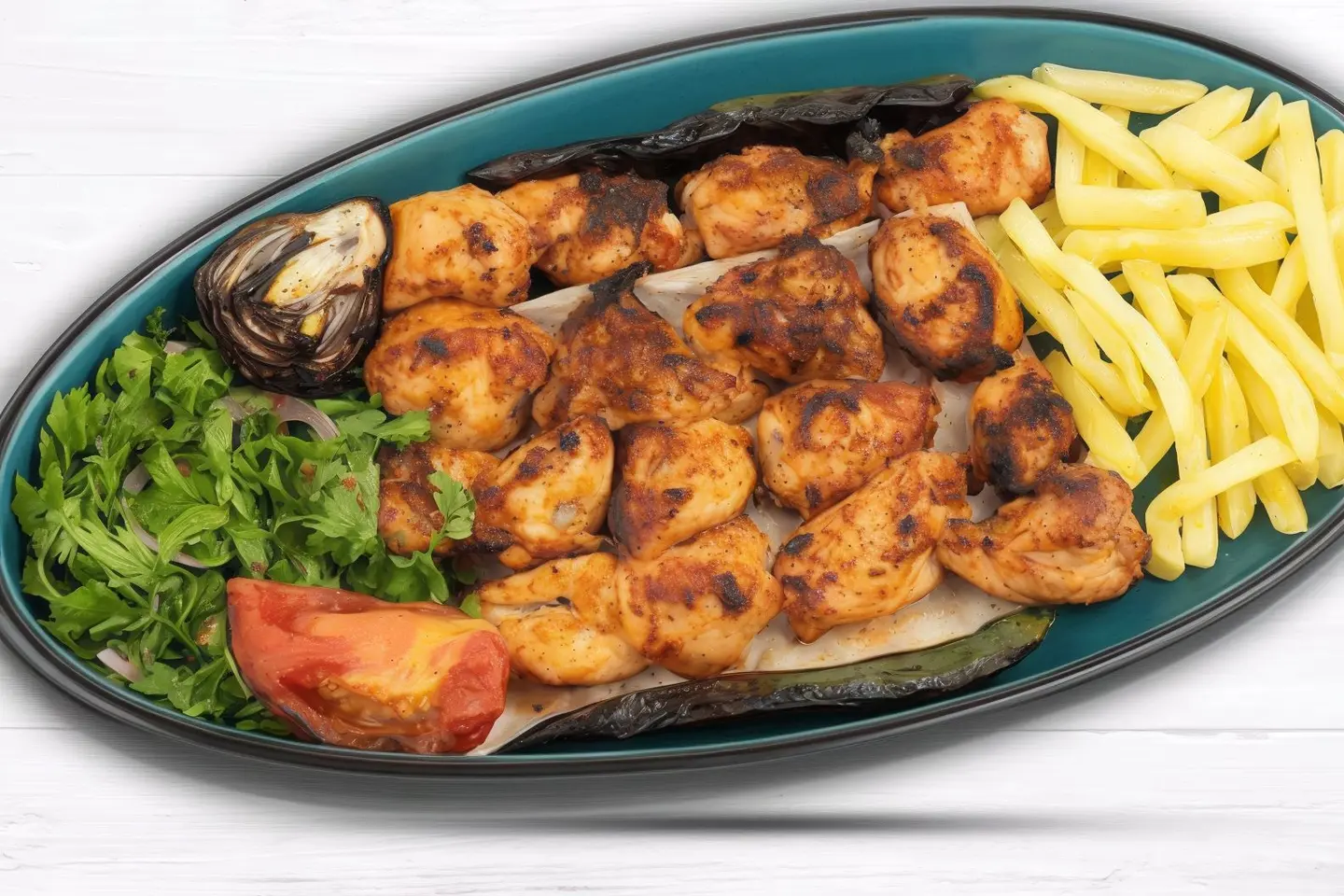 وجبة اوصال دجاج