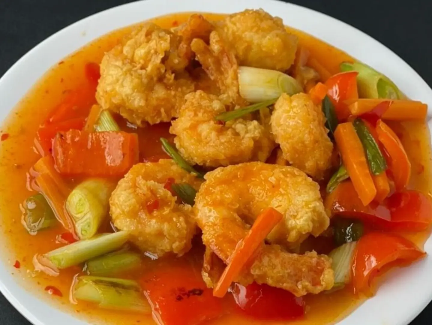 Shrimp With Sweet Hot Sauce