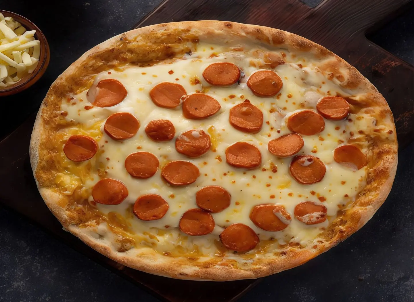 Sausages With Cheese And Eggs