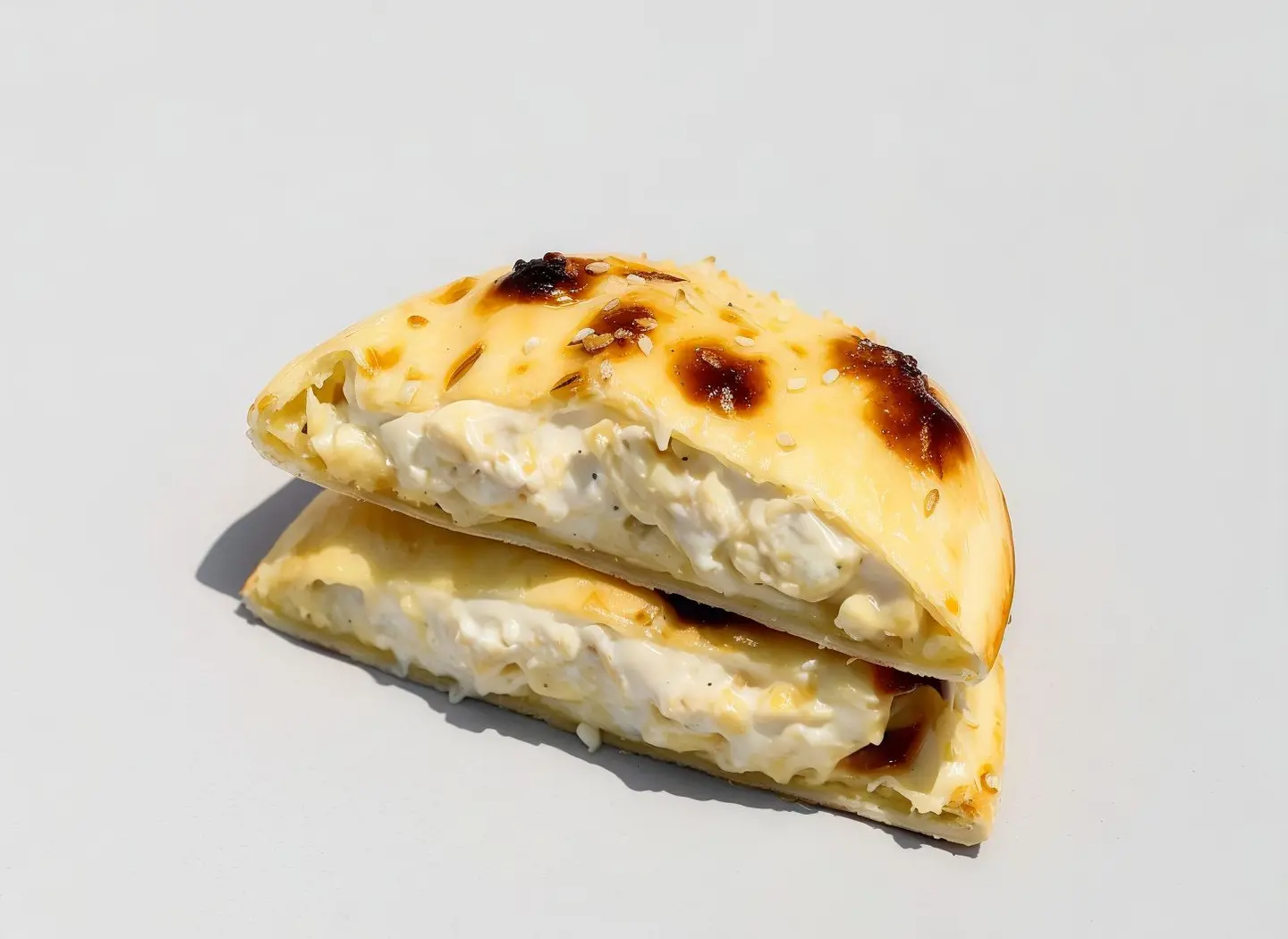 Chicken Pie With Cheese And Eggs