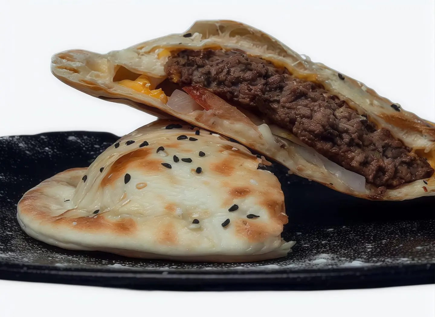 Beef Burger With Labneh And Cheese