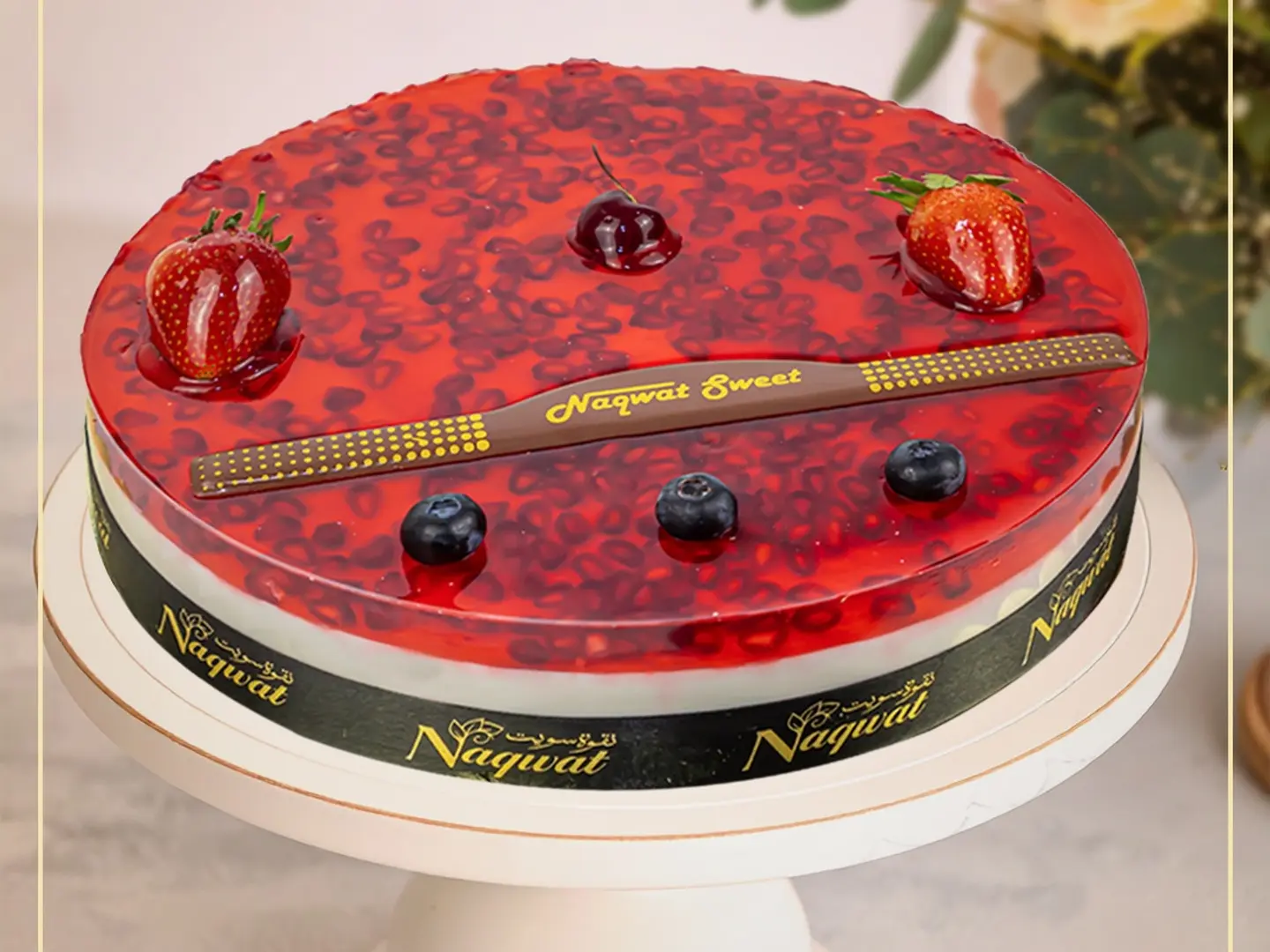 Pomegranate Cheesecake