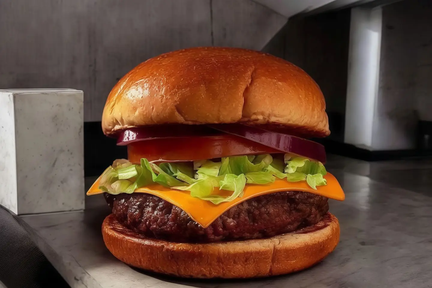 Grilled Beef Burger Kid Meal