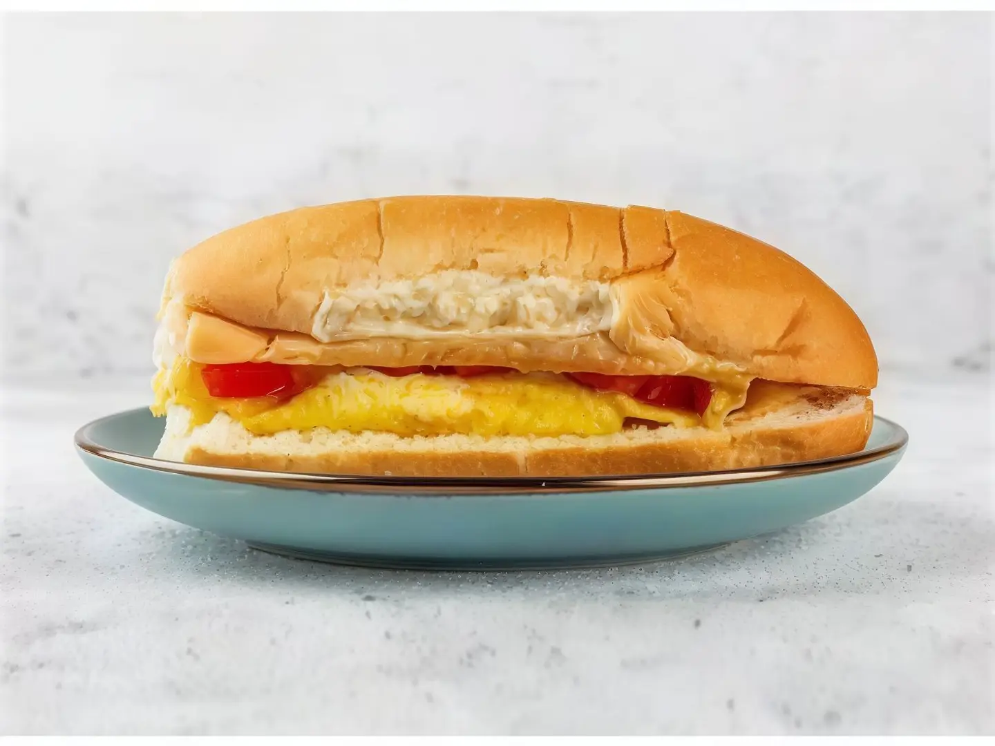 ساندوتش بيض بالجبن