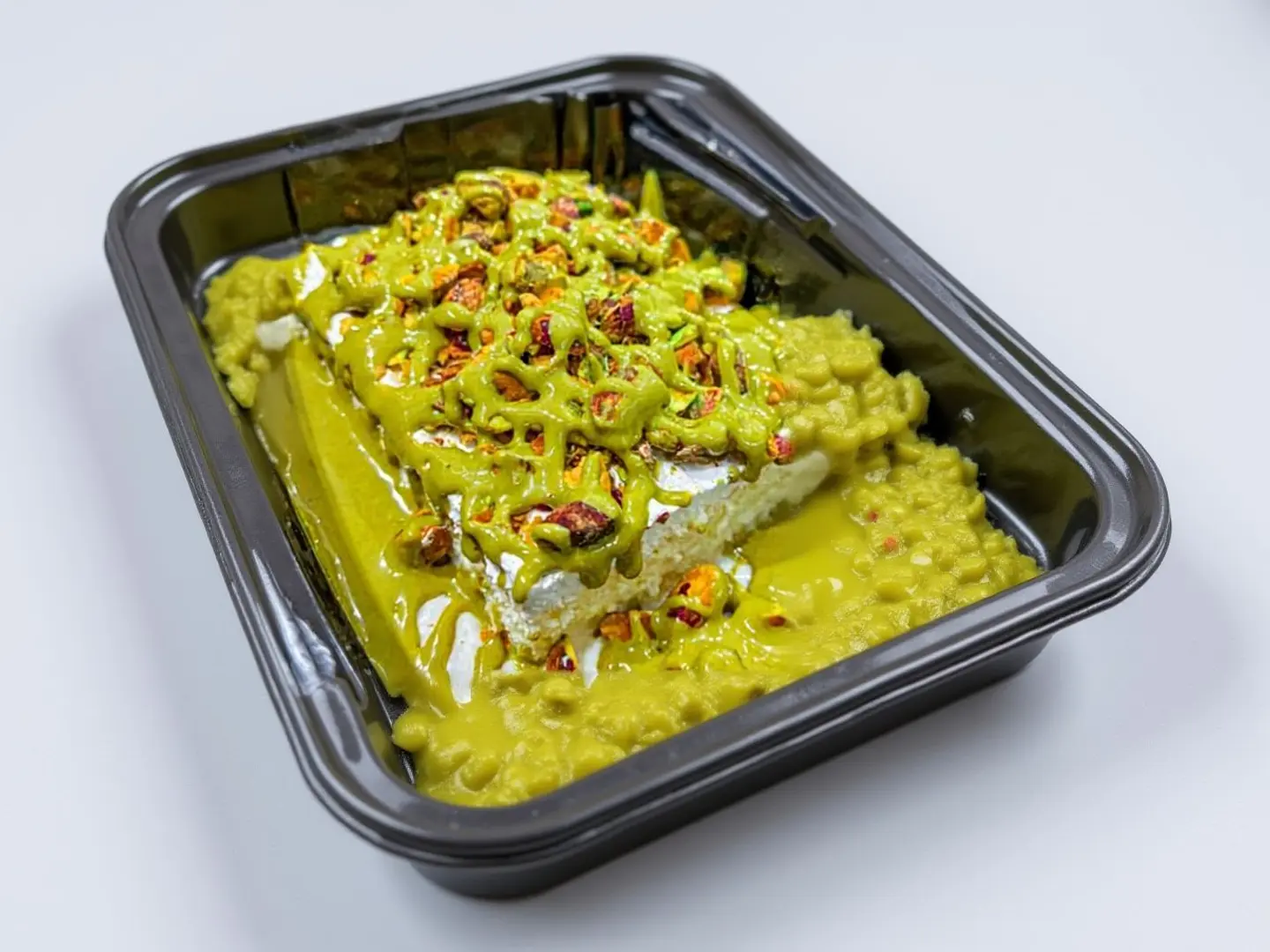 Rice Pudding Cream With Roasted Kunafa, Pistachio And Pistachio