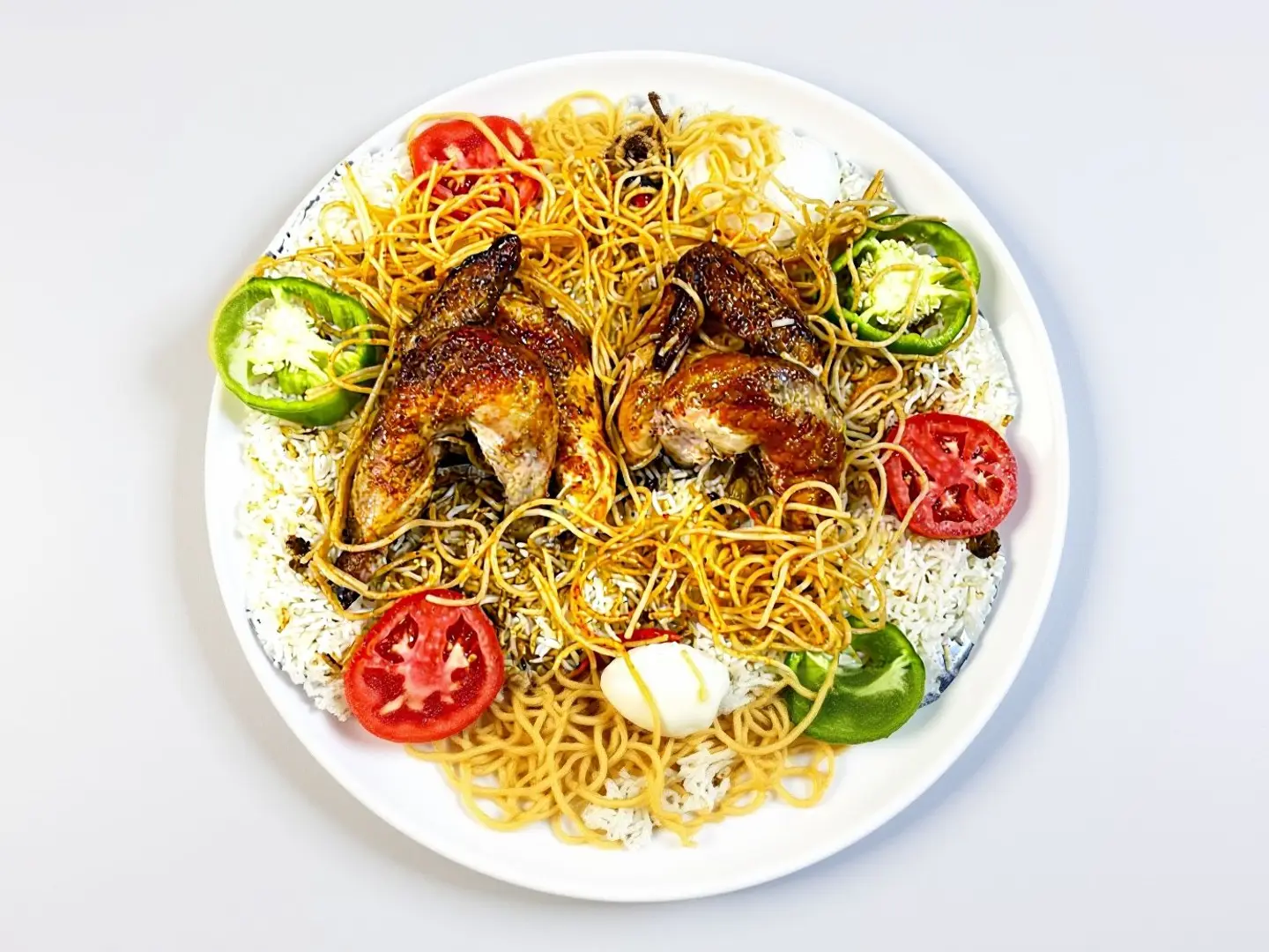 نصف دجاج شواية