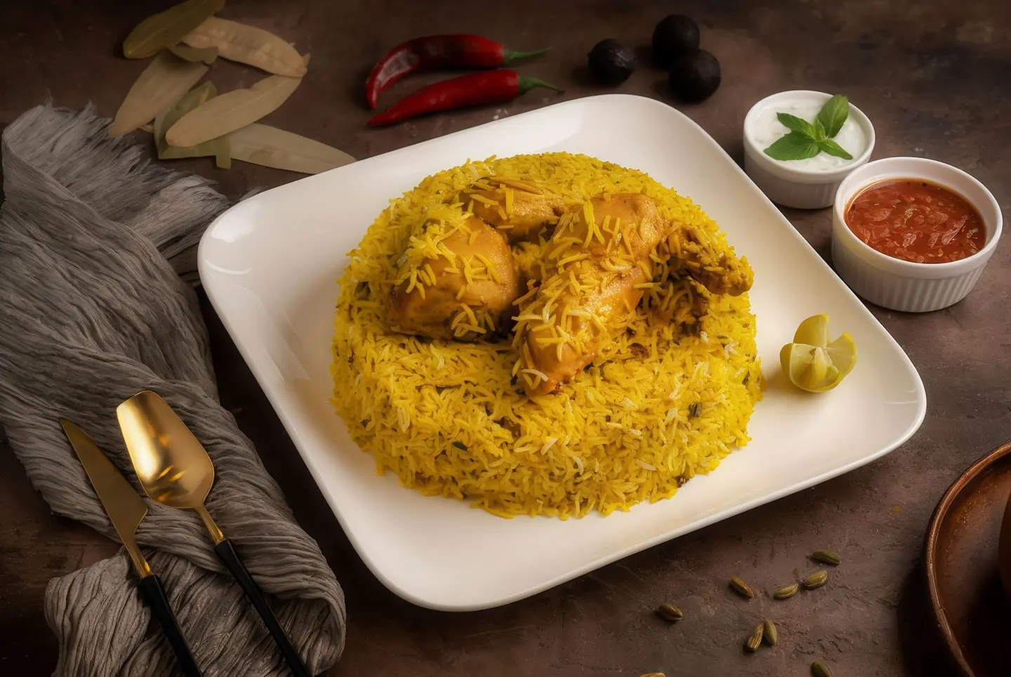 نصف حبه زربيان دجاج