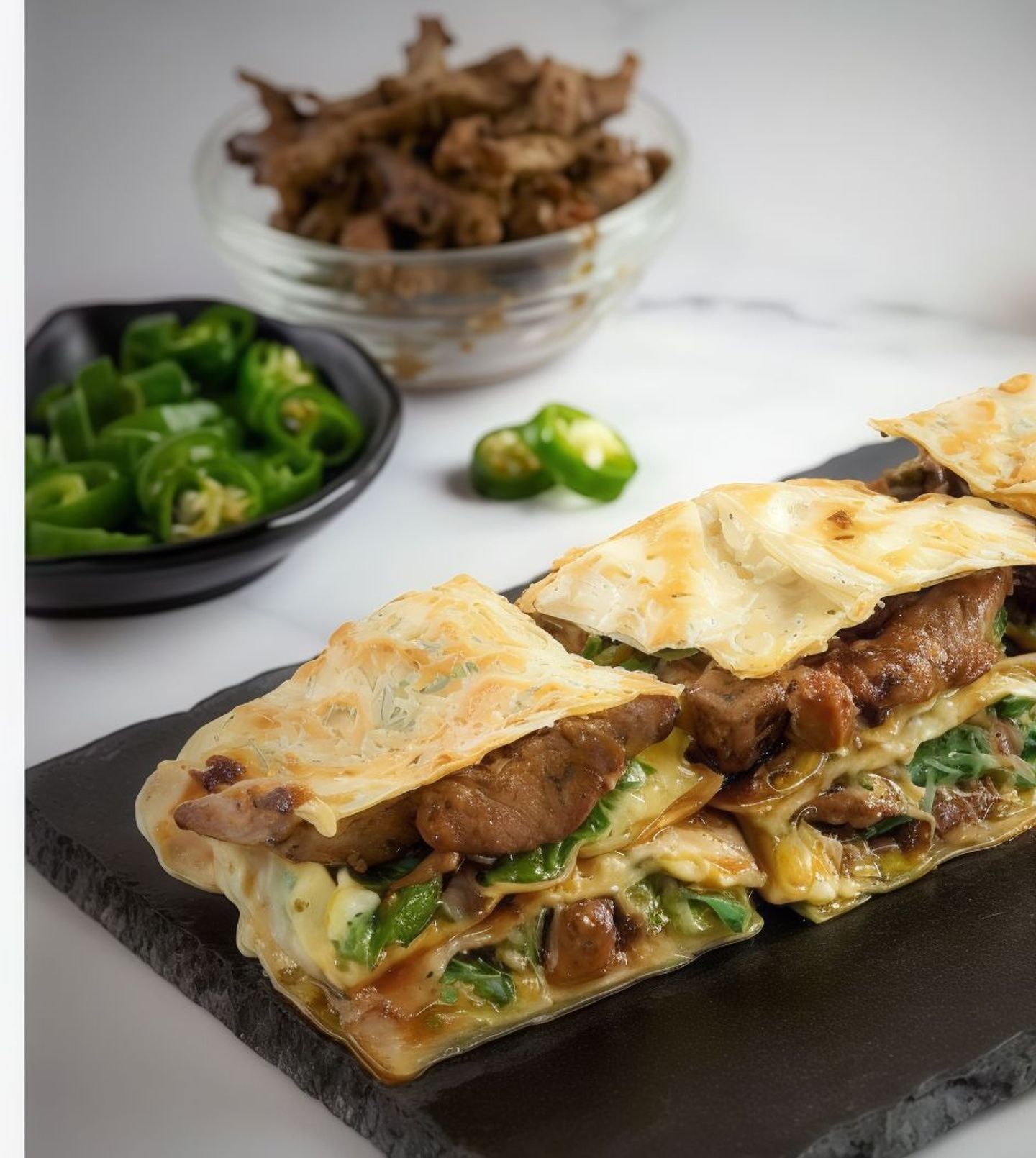 مطبق كبدة بالجبن
